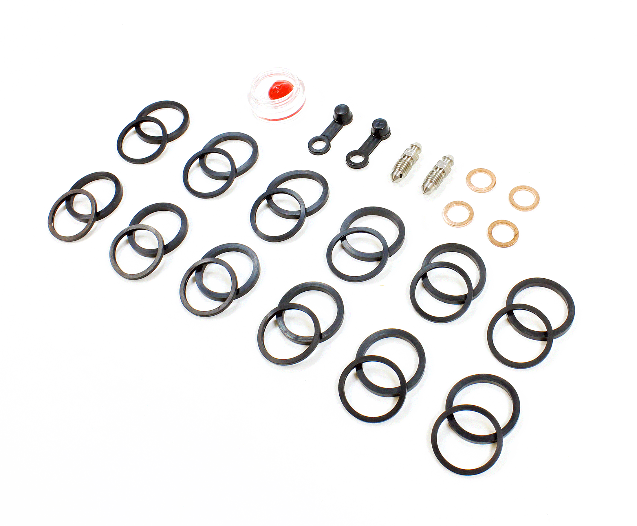 Brake Caliper Seal Kit for 2011-2013 Yamaha YZF R1:Raven-Front - for 2 Calipers