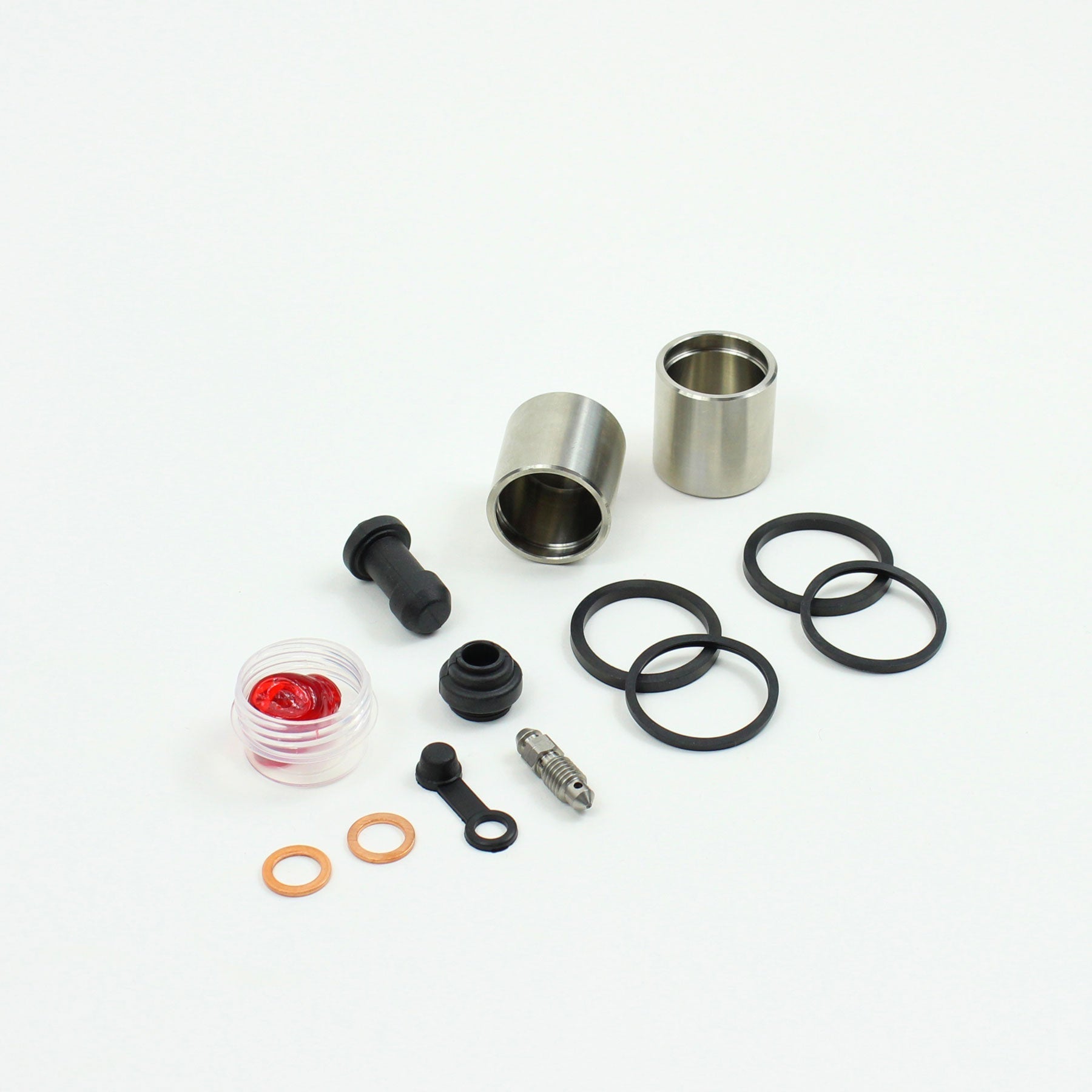 Brake Caliper Seal Kit with Stainless Piston for 1986 Honda Interceptor 750:VFR750F-Front - for 1 Caliper