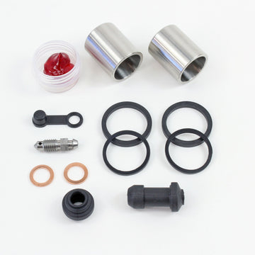 Brake Caliper Seal Kit with Stainless Piston for 1999 Honda Magna 750:VF750CX Black-Front - for 1 Caliper