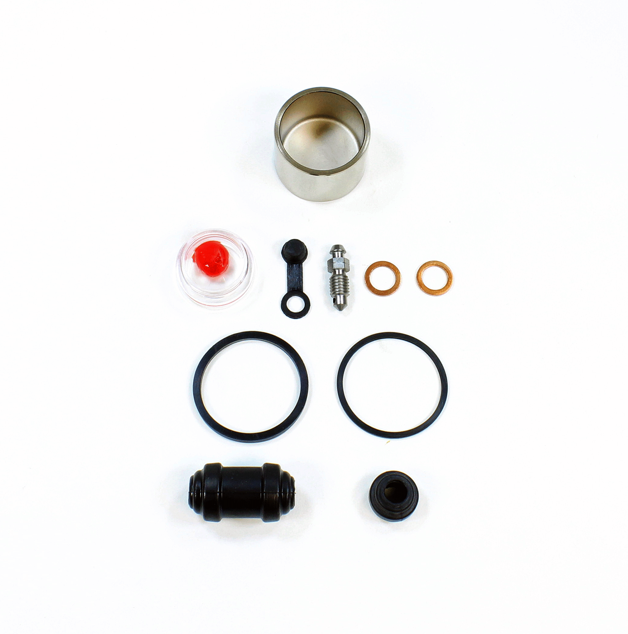 Brake Caliper Seal Kit with OEM Piston  for 1996-1998 Honda Shadow Spirit 1100:VT1100C1-Rear - for 1 Caliper