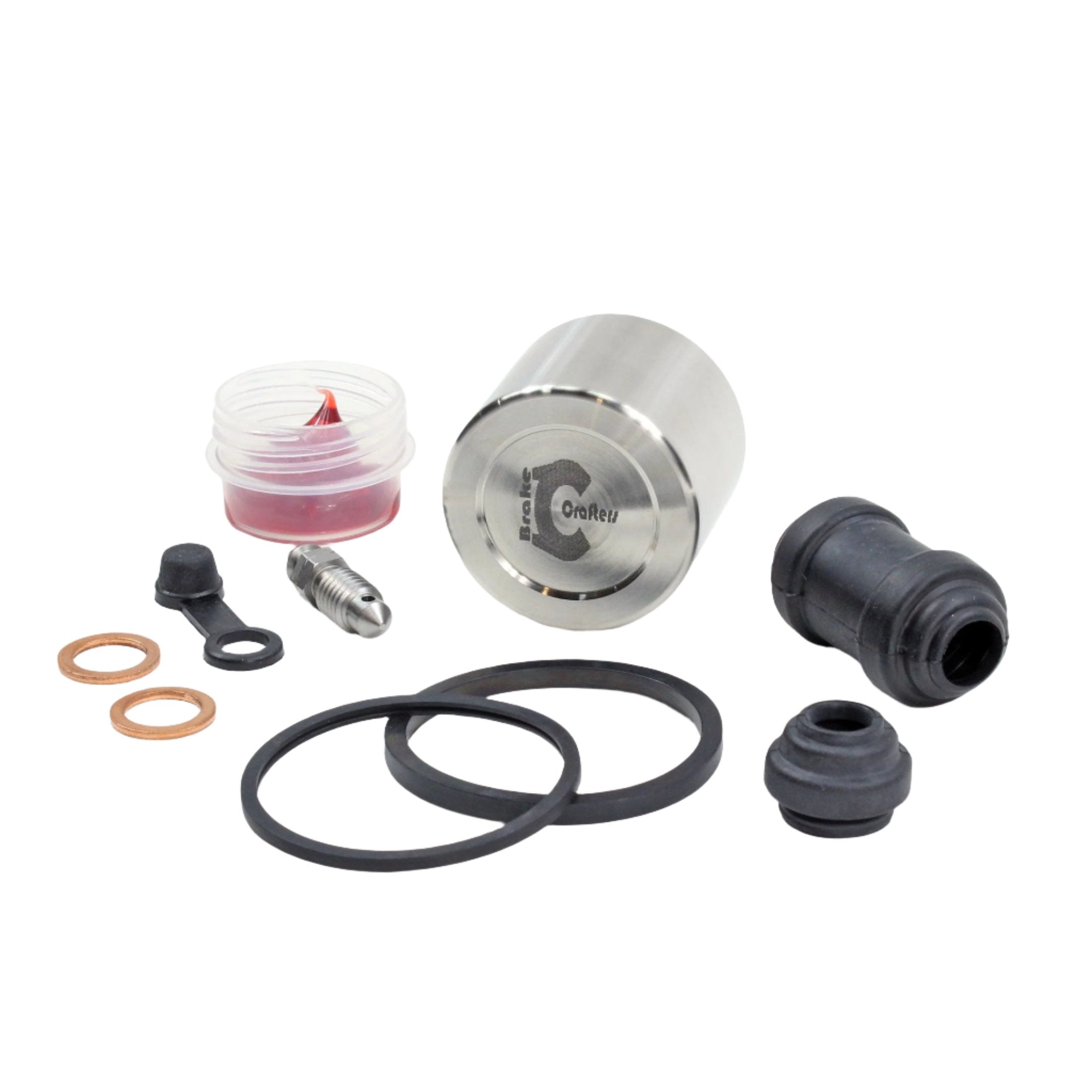 Brake Caliper Seal Kit with Stainless Piston for 2000-2006 Honda RVT1000R:RC51-Rear - for 1 Caliper