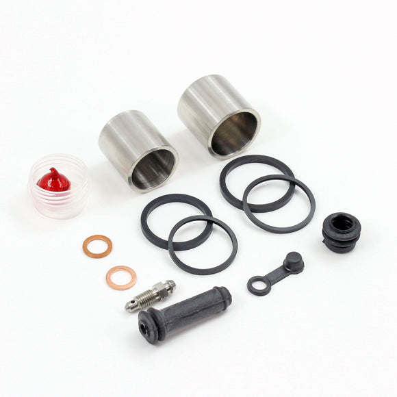Brake Caliper Seal Kit with Stainless Piston for 1995-1998 Yamaha Virago 535:XV535-Front - for 1 Caliper