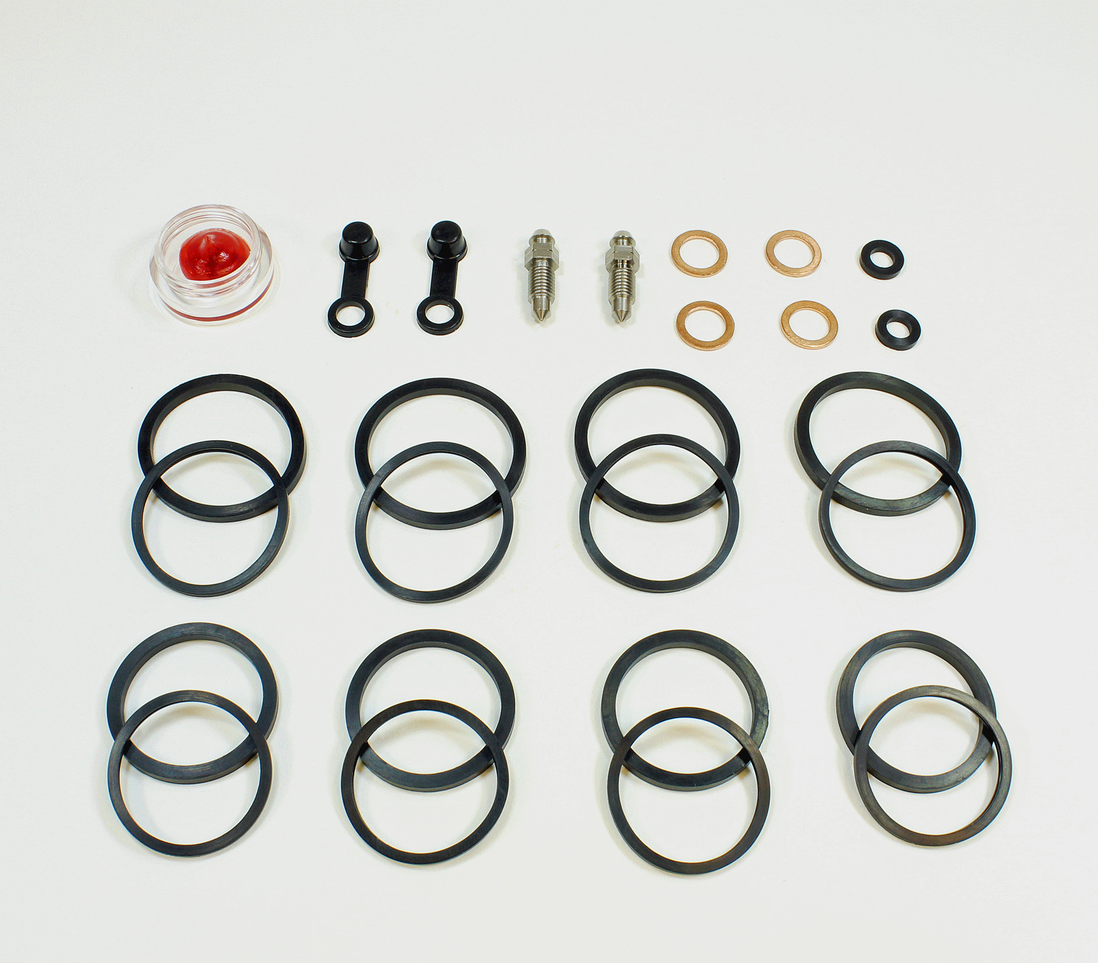 Brake Caliper Seal Kit for 2004-2007 Suzuki GSXR600-Front - for 2 Calipers