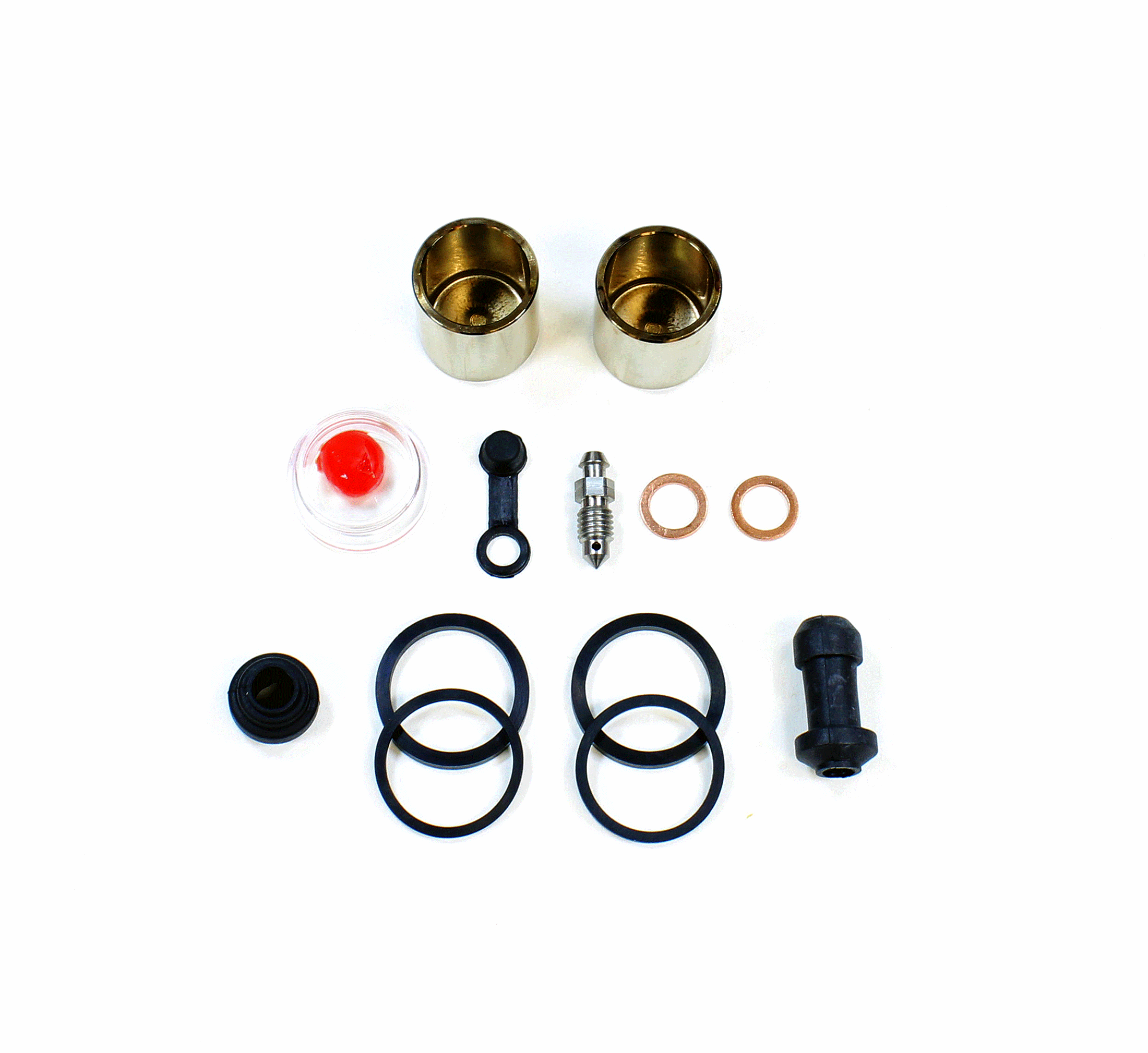 Brake Caliper Seal Kit with OEM Piston  for 2007-2010 Triumph Speedmaster:2-Tone-Front - for 1 Caliper