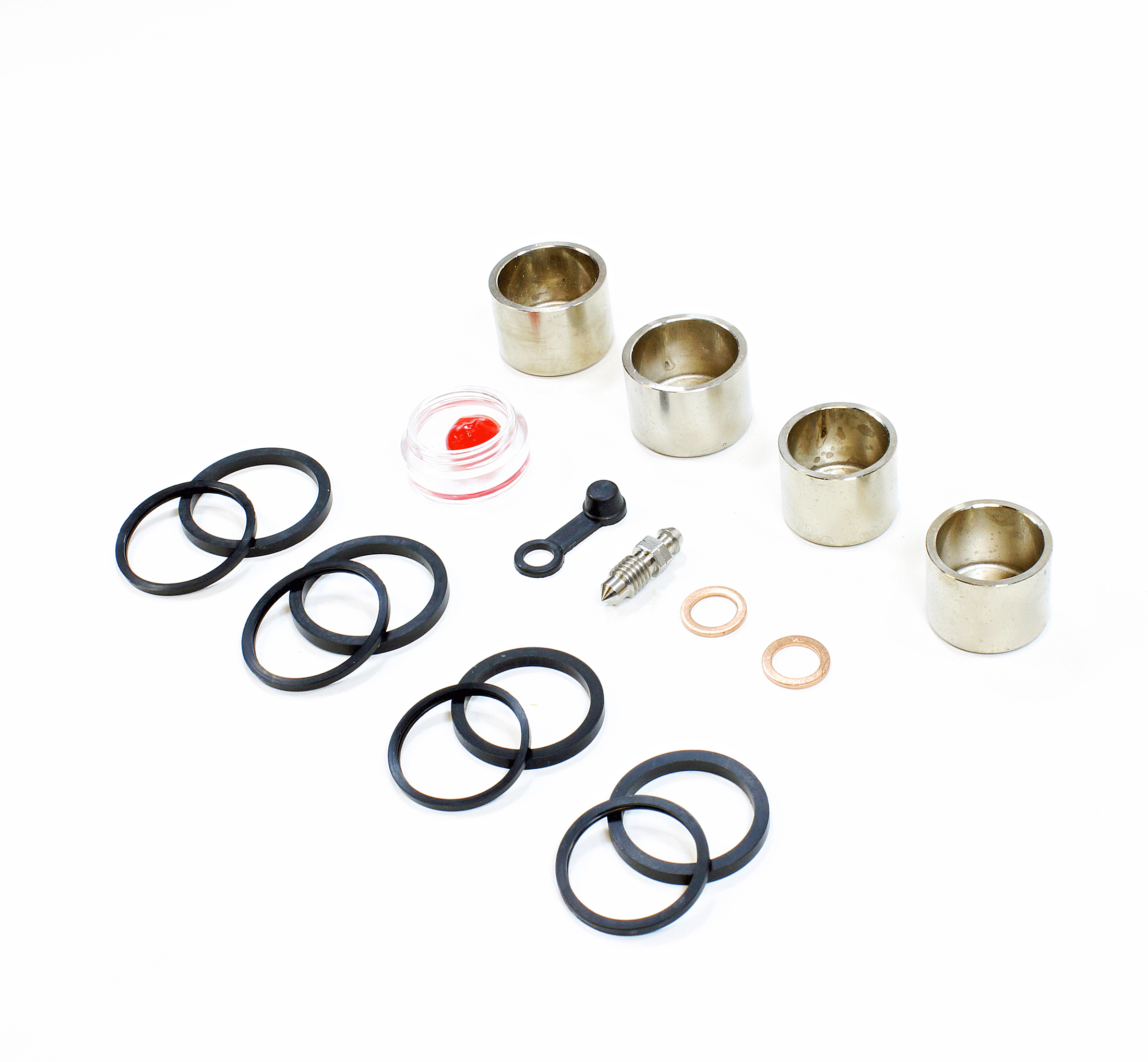 Brake Caliper Seal Kit with OEM Piston  for 2006 Yamaha Road Star:XV1700A Spoke Wheels-Front - for 1 Caliper