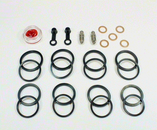 Brake Caliper Seal Kit for 1999-2013 Yamaha YZF R6-Front - for 2 Calipers