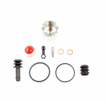 Brake Caliper Seal Kit with Stainless Piston for 1996-2006 Kawasaki Vulcan 500:EN500C LTD-Front - for 1 Caliper