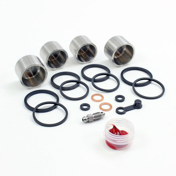 Brake Caliper Seal Kit with Stainless Piston for 1999-2003 Yamaha Road Star:XV1600A-Rear - for 1 Caliper