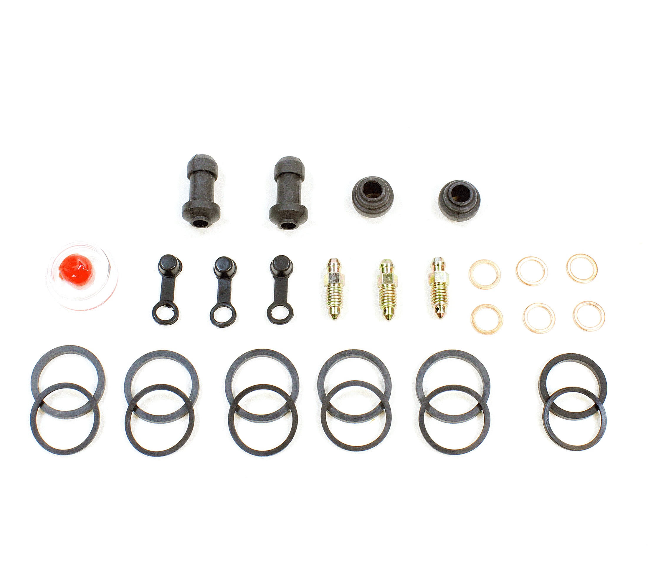 Brake Caliper Seal Kit for 2002-2009 Honda Interceptor 800:VFR800-Front - for 2 Calipers