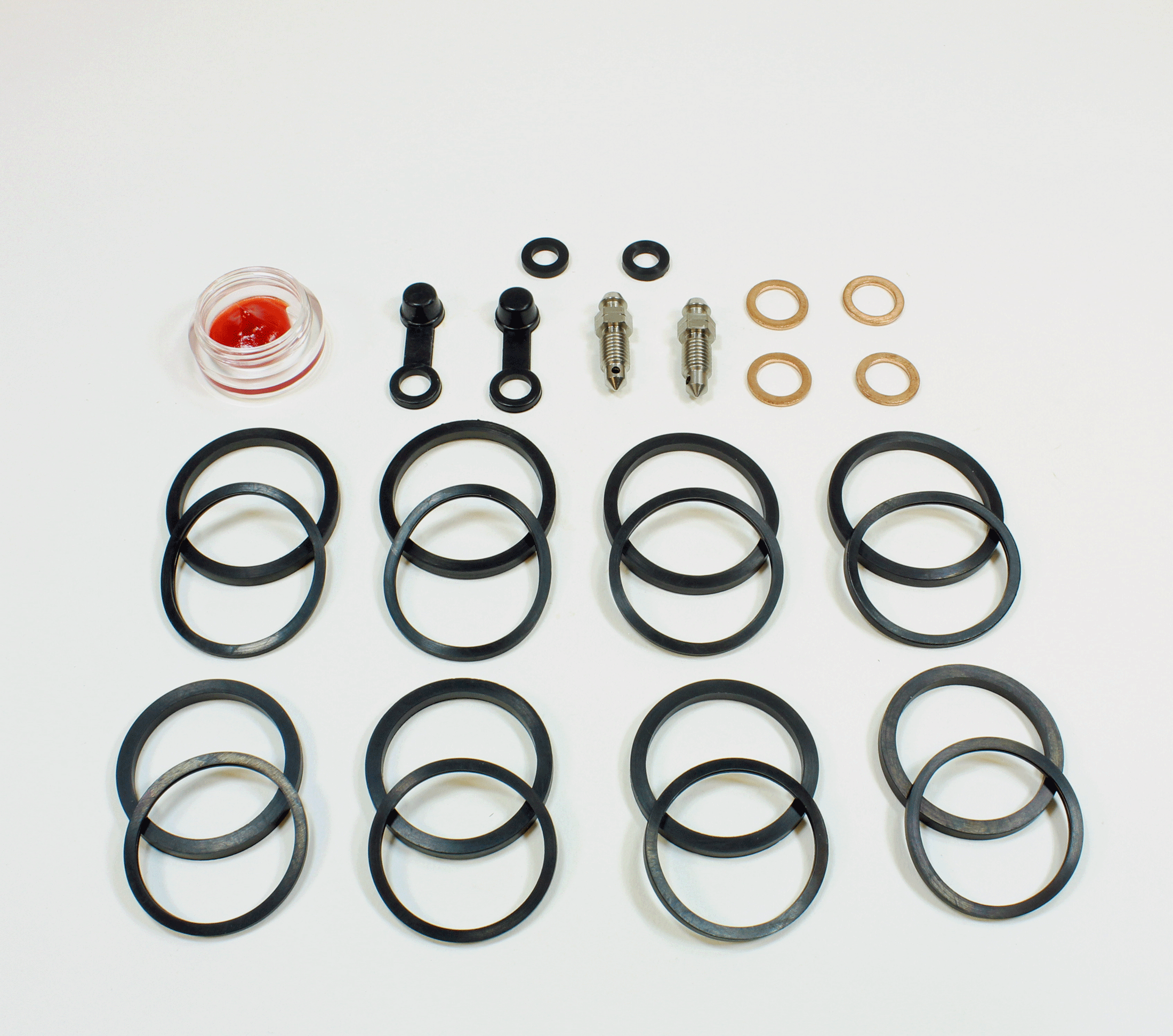 Brake Caliper Seal Kit for 2004-2007 Honda CBR1000RR-Front - for 2 Calipers