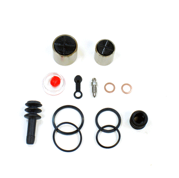 Brake Caliper Seal Kit with OEM Piston  for 1987-1990 Kawasaki Ninja 750R:ZX750F-Front - for 1 Caliper