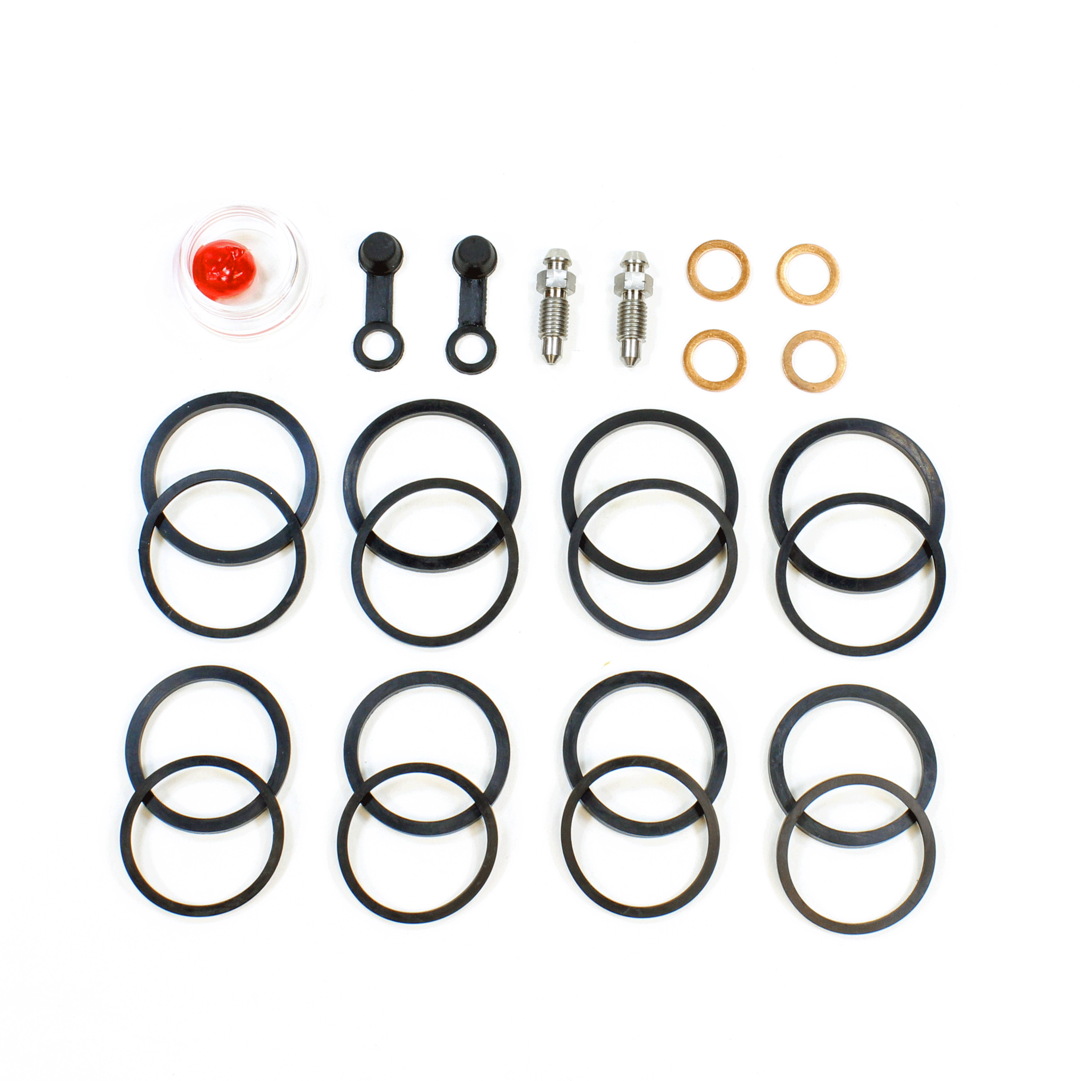 Brake Caliper Seal Kit for 2010 Honda CBR600RR:Leyla Ed-Front - for 2 Calipers