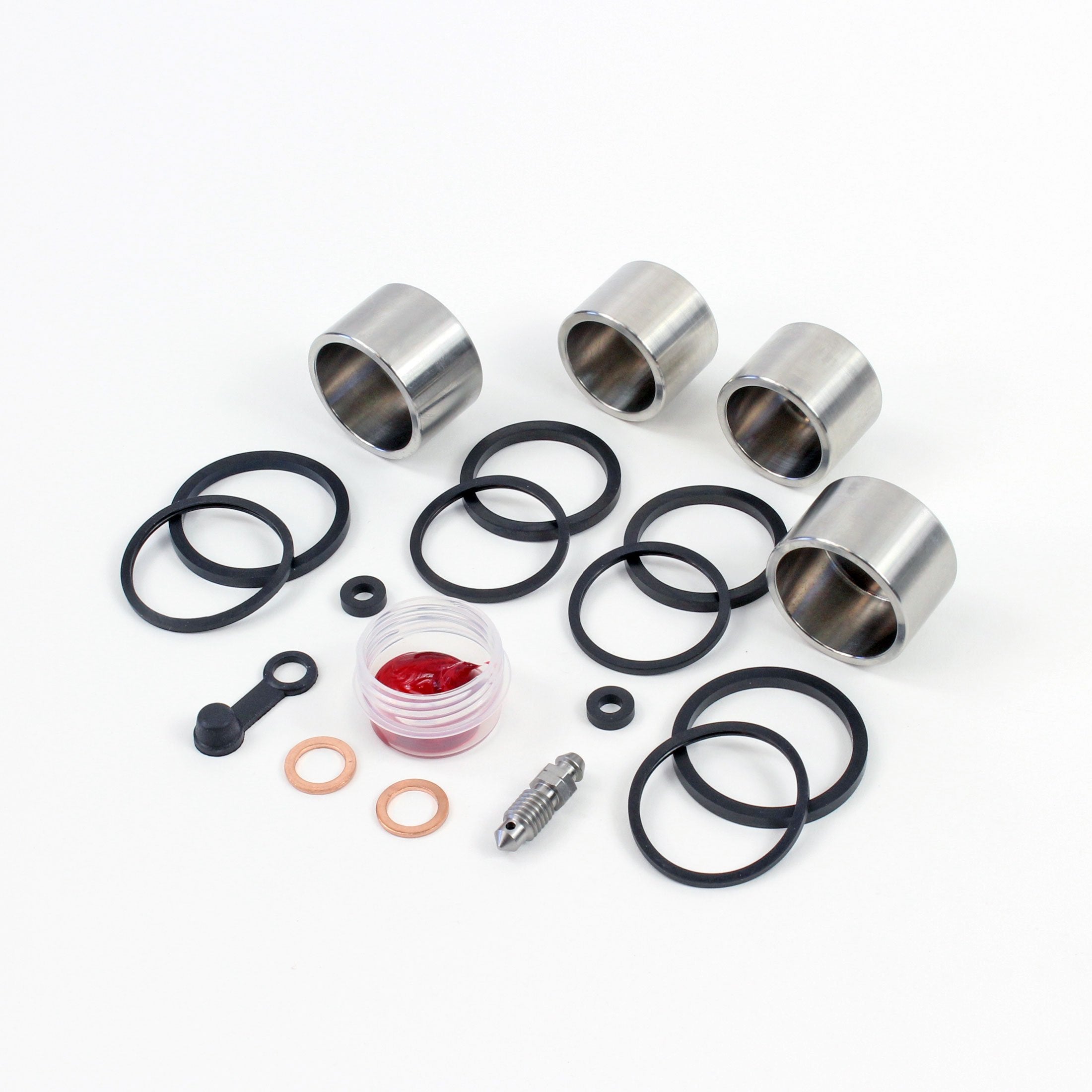 Brake Caliper Seal Kit with Stainless Piston for 2006-2009 Triumph Rocket III:Classic-Front - for 1 Caliper