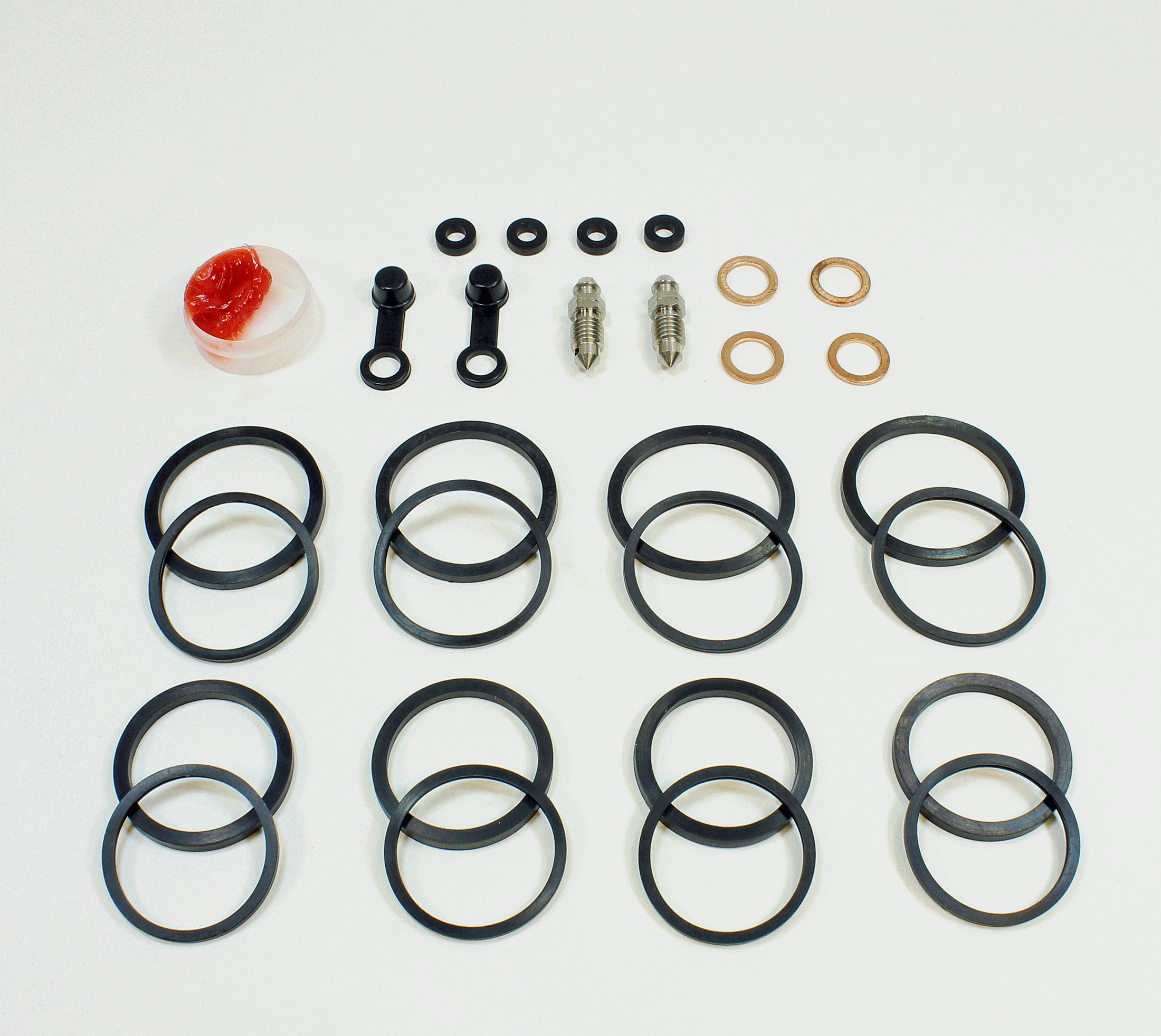 Brake Caliper Seal Kit for 1992-1993 Triumph Daytona 1000-Front - for 2 Calipers