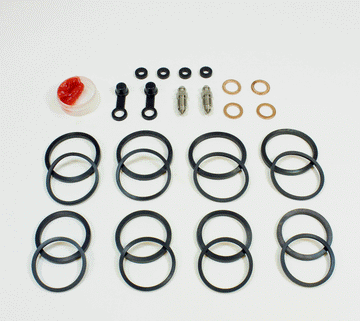 Brake Caliper Seal Kit for 2003-2004 Triumph Daytona 600-Front - for 2 Calipers