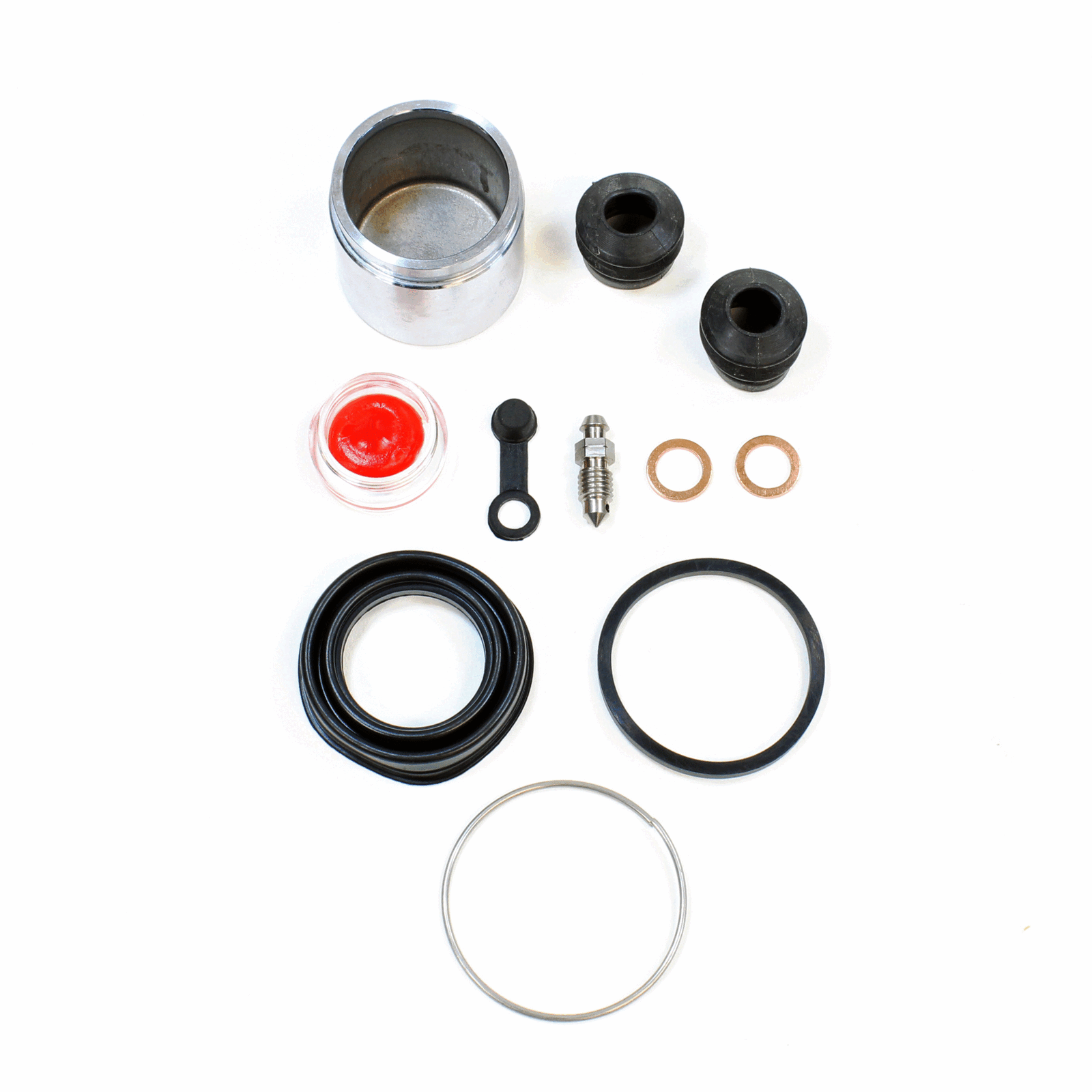 Brake Caliper Seal Kit with OEM Piston  for 1978-1979 Honda CX500-Front - for 1 Caliper