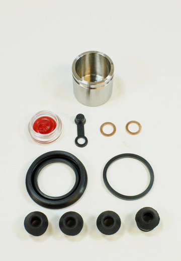 Brake Caliper Seal Kit with Stainless Piston for 1979-1981 Honda CM400T-Front - for 1 Caliper
