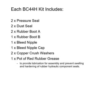 Brake Caliper Seal Kit for 1982 Honda Hawk 450:CB450T-Front - for 1 Caliper