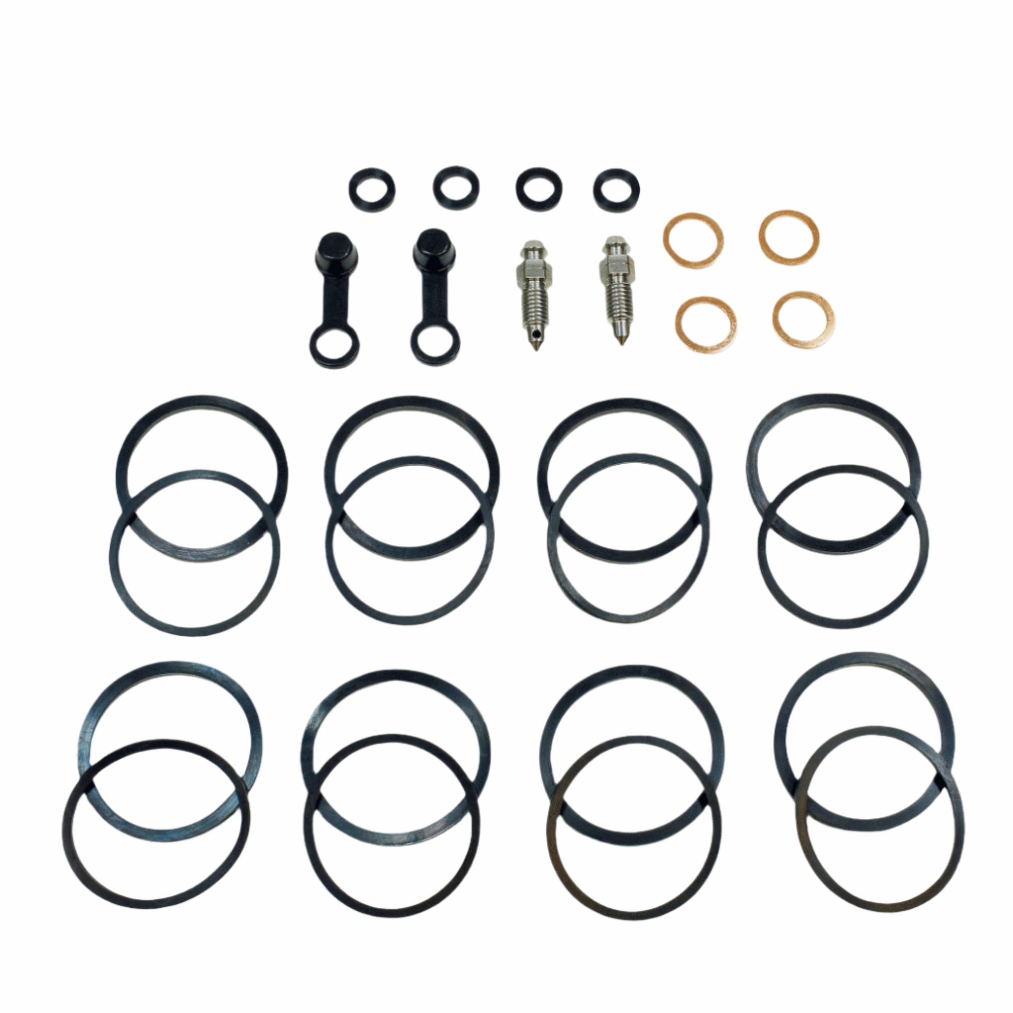 Brake Caliper Seal Kit for 2003-2006 Kawasaki Ninja ZX6R:ZX636C-Front - for 2 Calipers