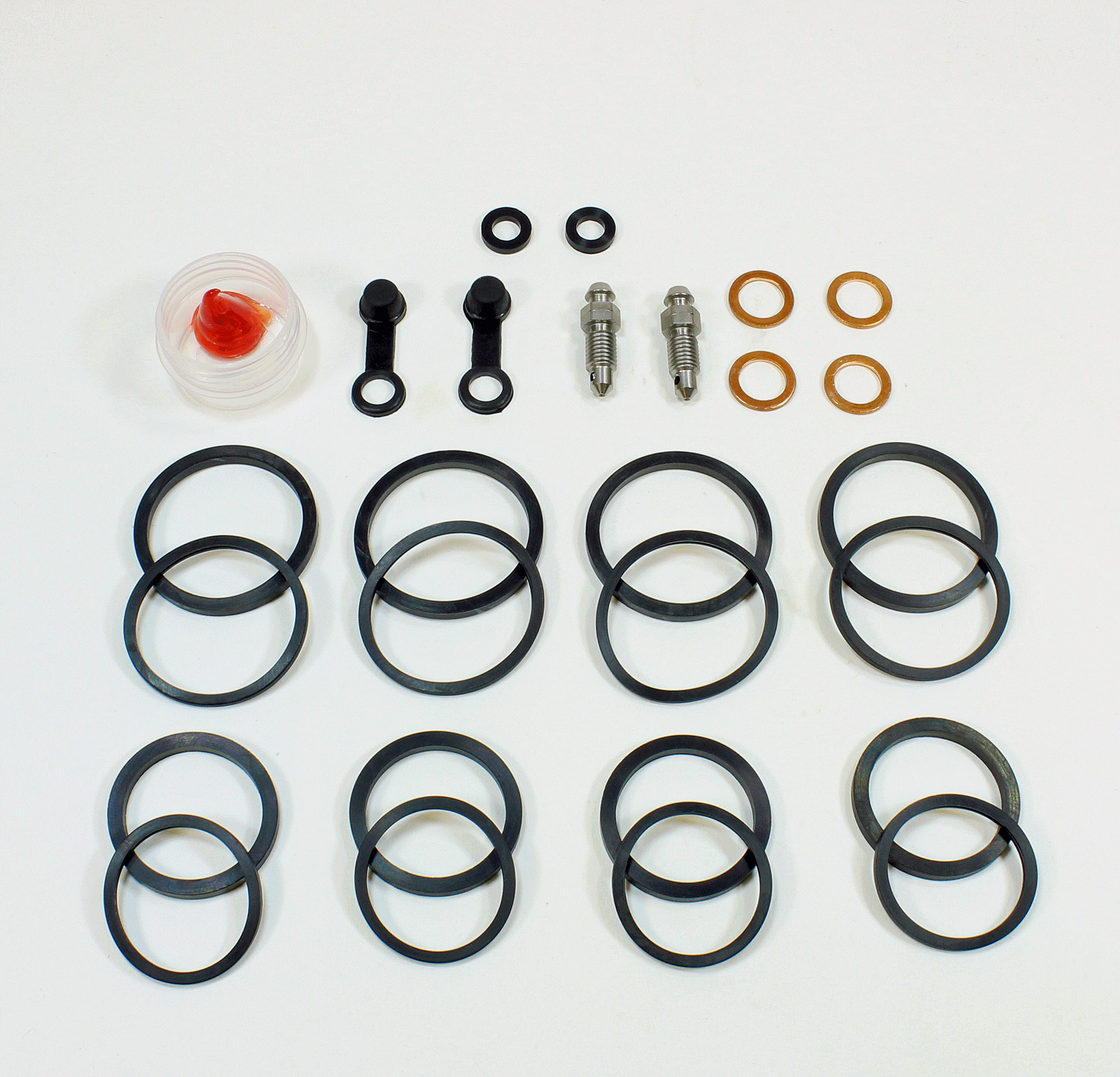 Brake Caliper Seal Kit for 2008-2013 Honda CBR1000RR-Front - for 2 Calipers