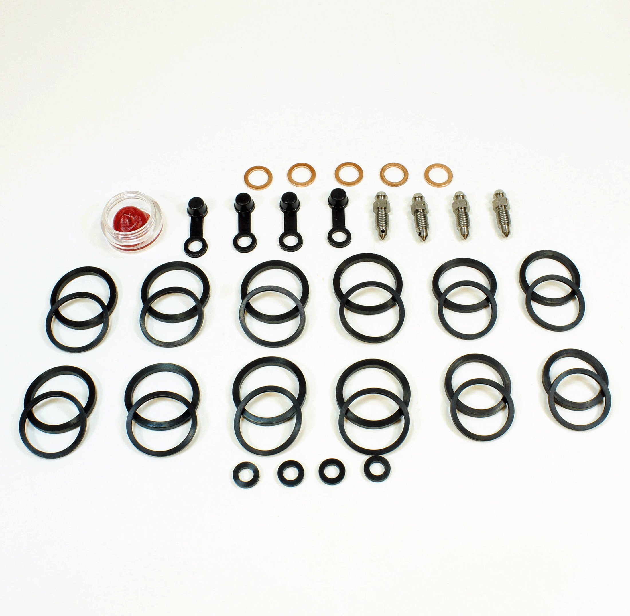 Brake Caliper Seal Kit for 1999-2000 Kawasaki ZRX1100-Front - for 2 Calipers