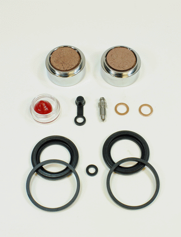 Brake Caliper Seal Kit for 1980 Kawasaki KZ1000E:Shaft-Rear - for 1 Caliper