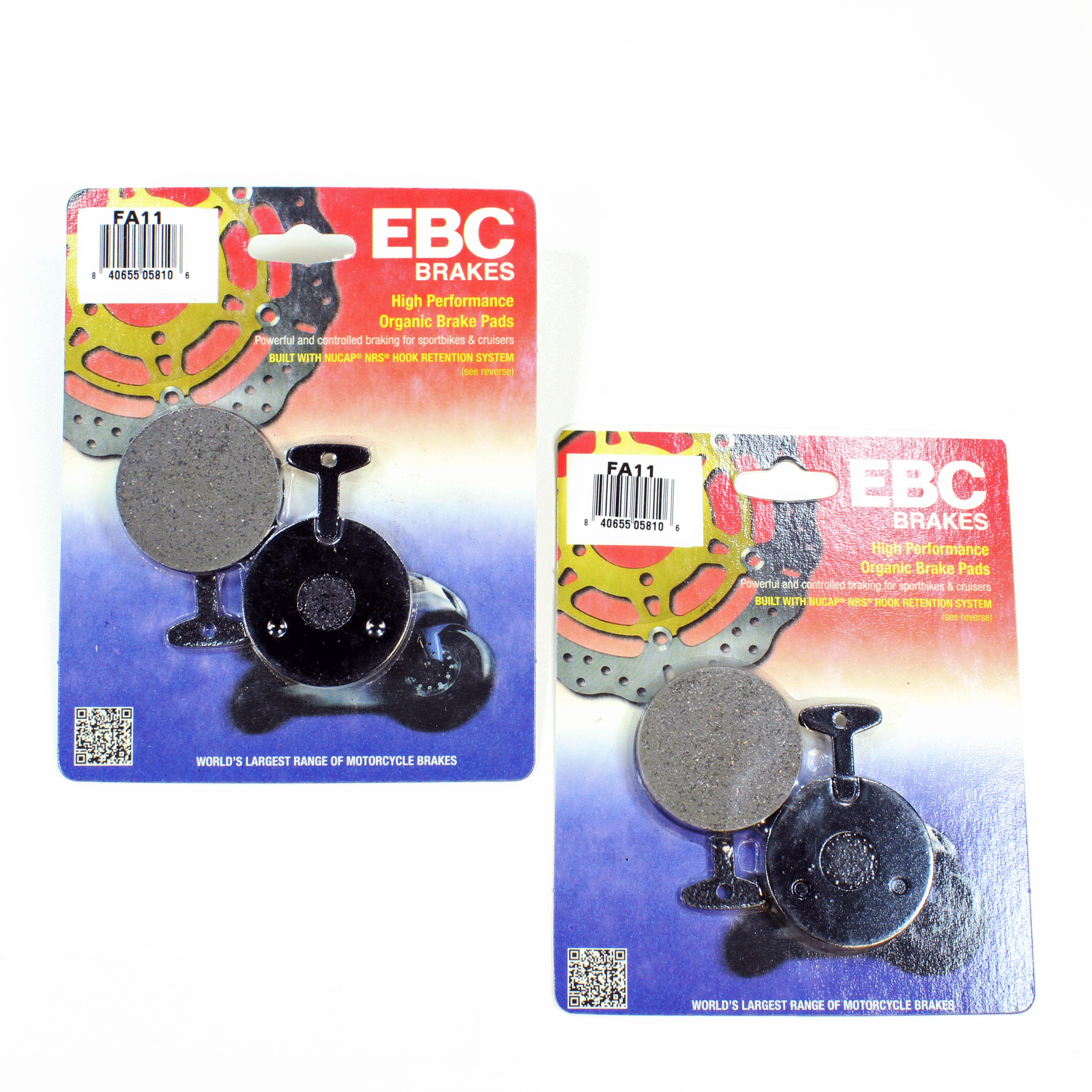 EBC Brake Pad Set Organic for 1976-1978 Yamaha RD400-Front