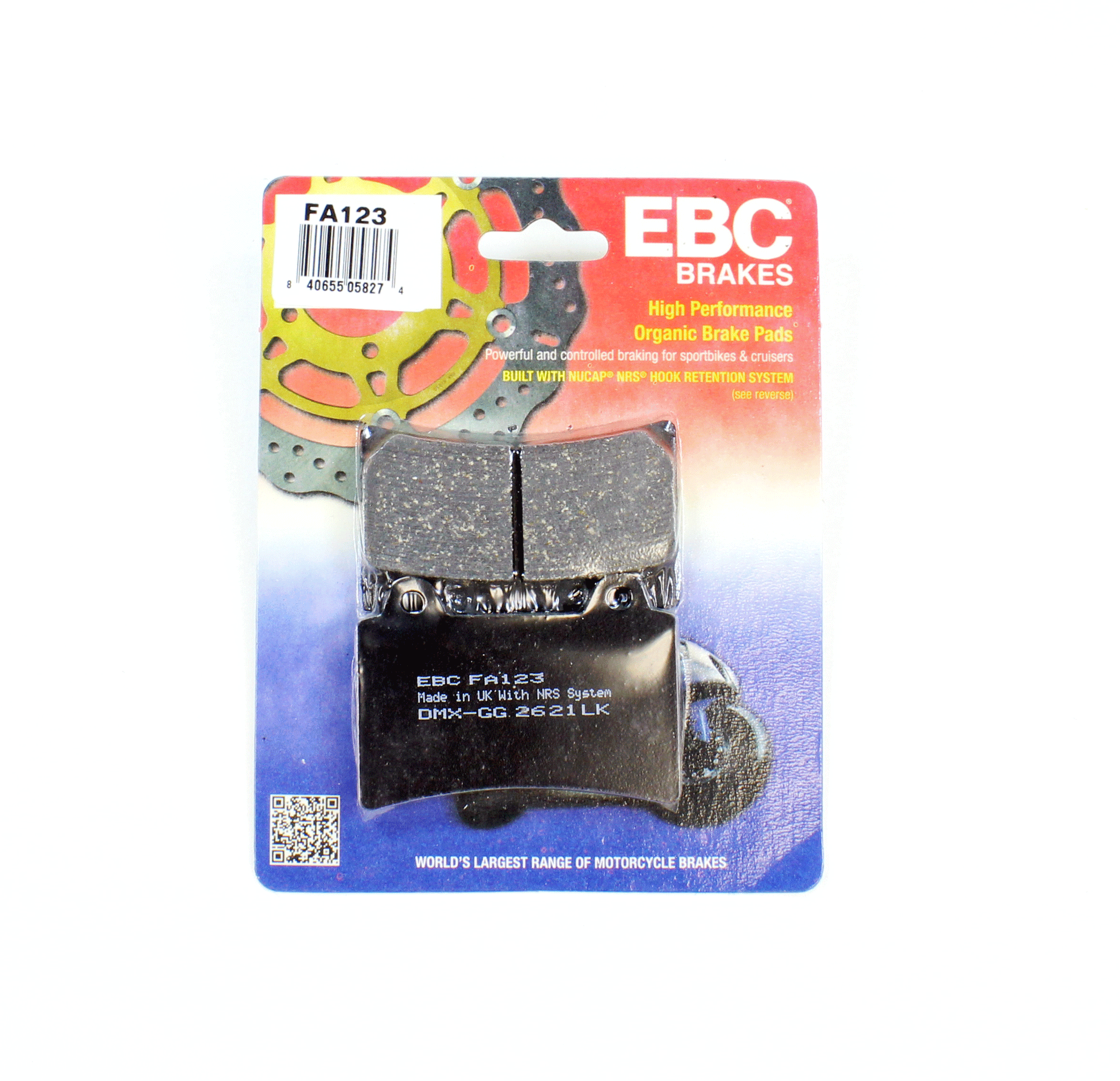 EBC Brake Pads Organic  for 2000 Yamaha Road Star MM:XV1600AS-Front/Rear