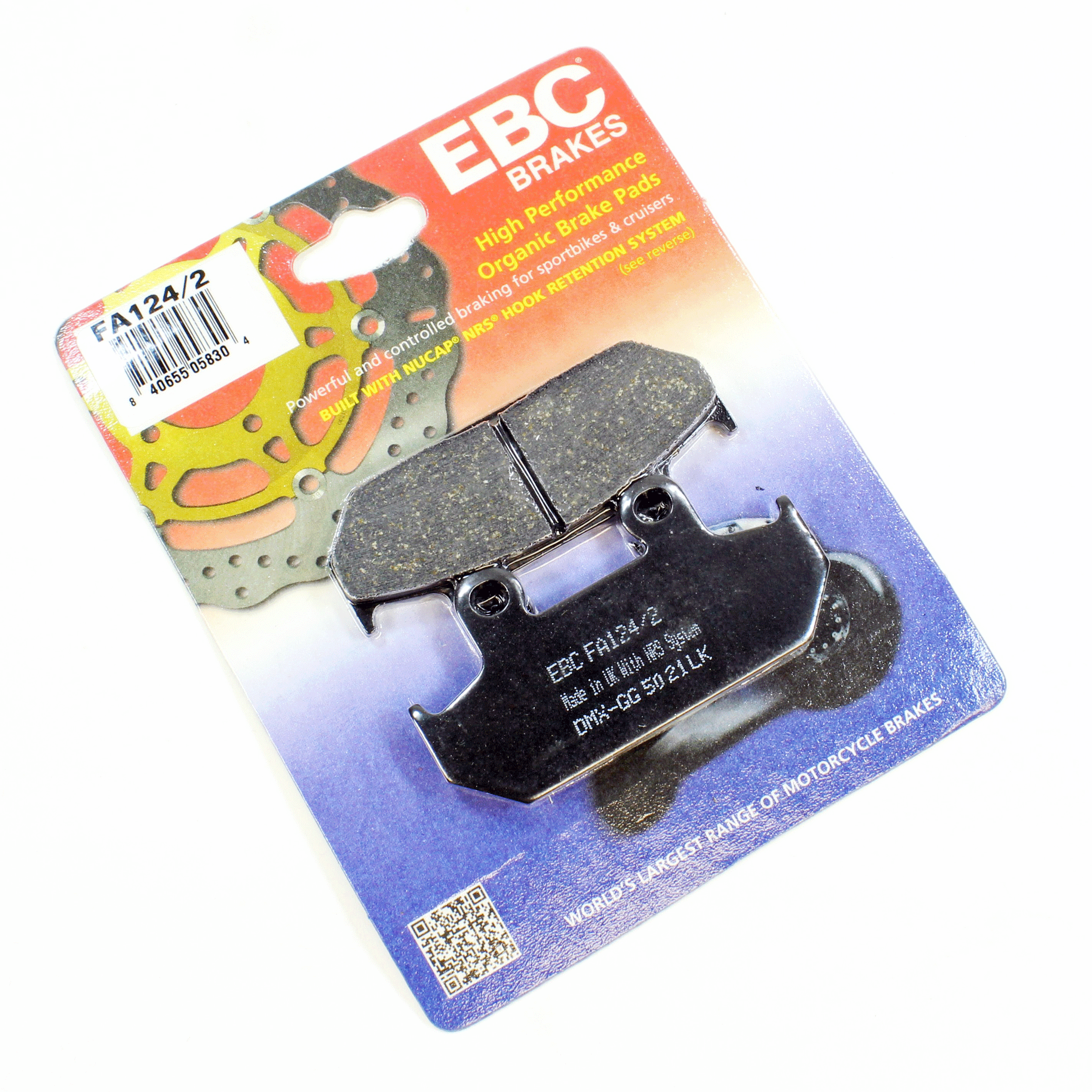 EBC Brake Pads Organic  for 1992-1996 Honda Goldwing 1500:GL1500I Interstate-Front