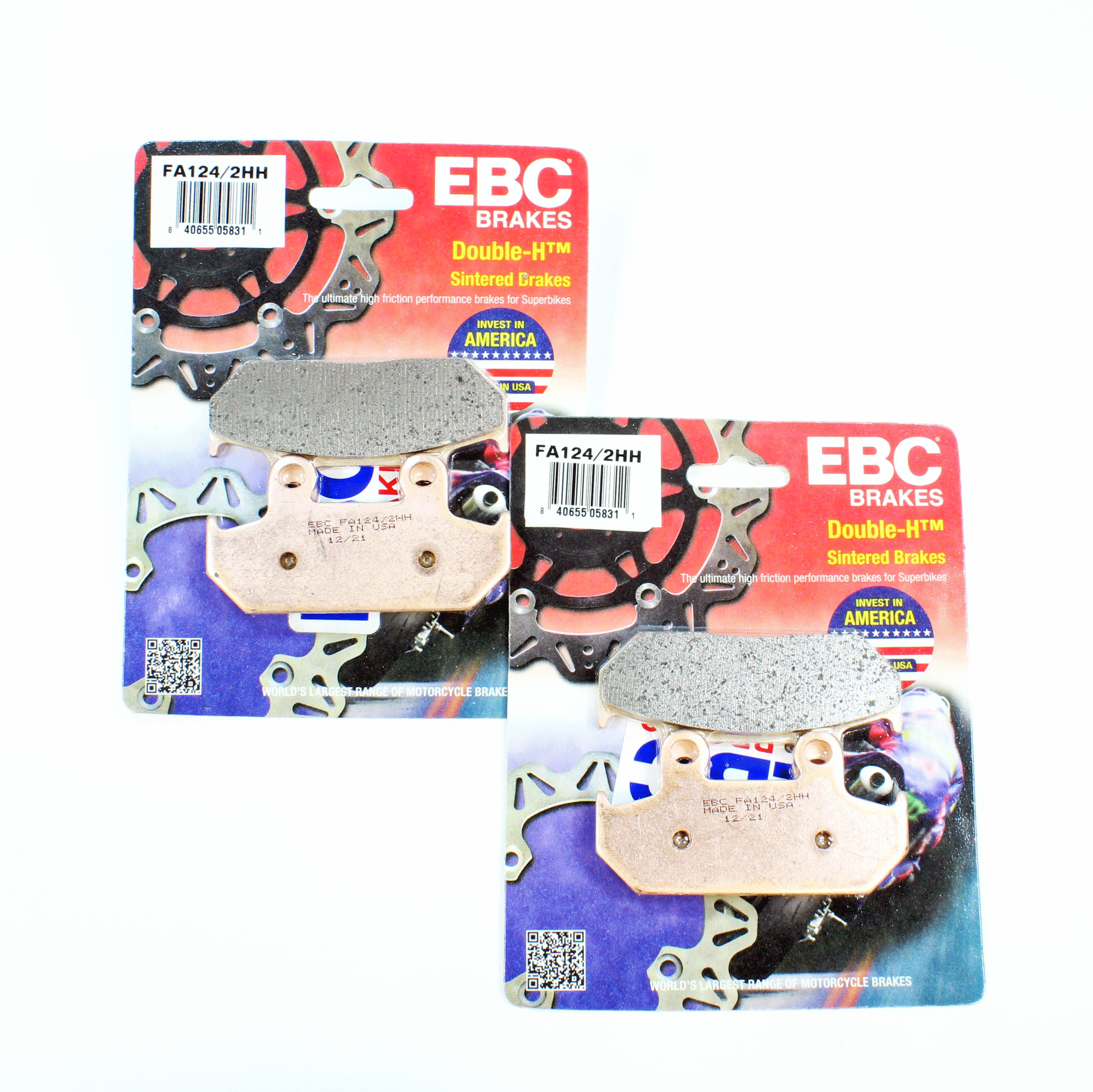 EBC Brake Pad Set Sintered for 1988 Honda Goldwing 1500:GL1500-Front