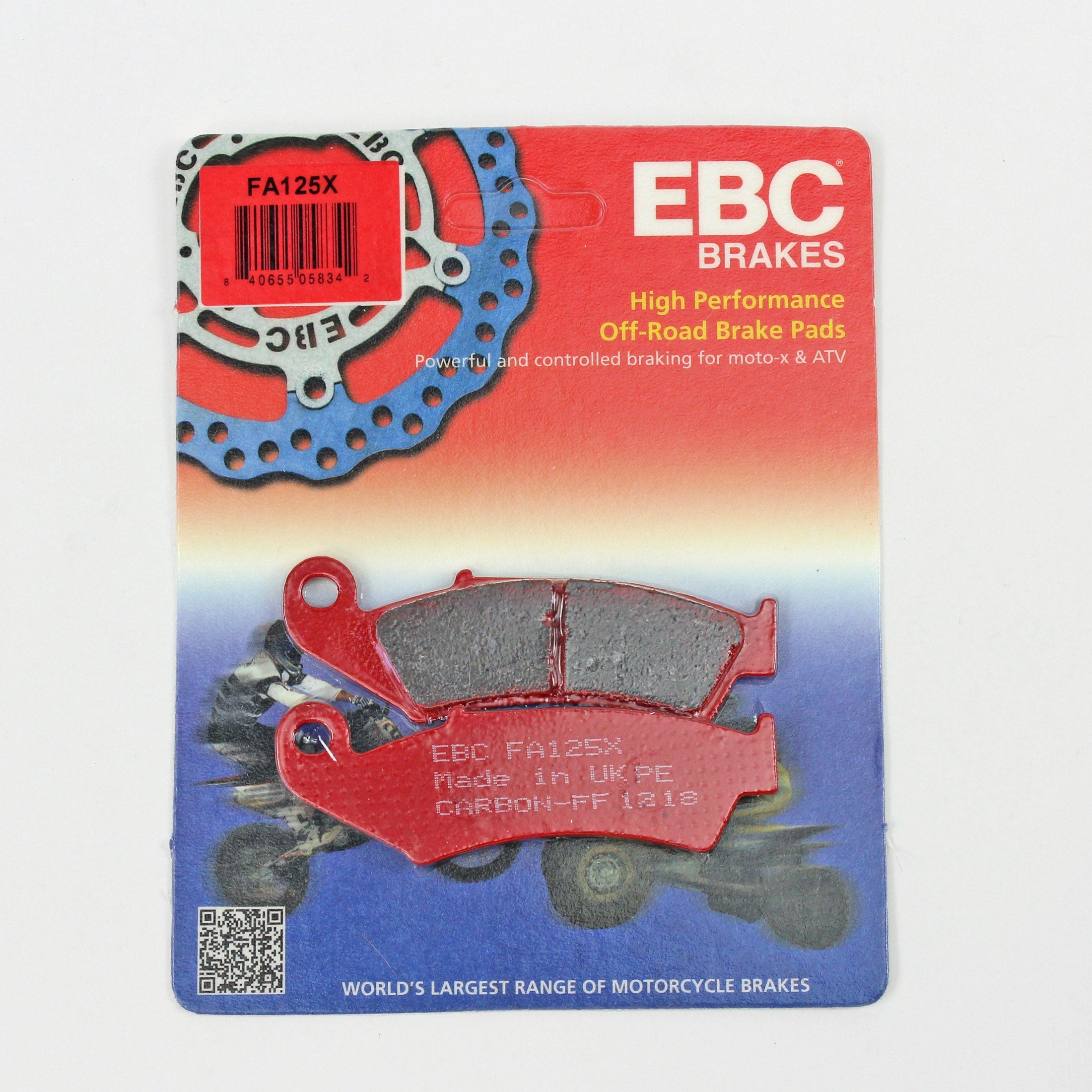 EBC Brake Pads Sintered X-Pads for 1988-1992 Honda XR600R-Front