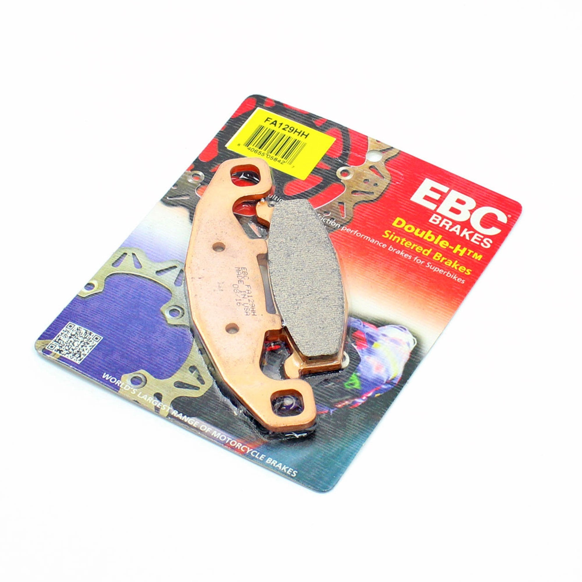 EBC Brake Pads Organic  for 1997-2009 Kawasaki Ninja 500R:EX500D-Front/Rear