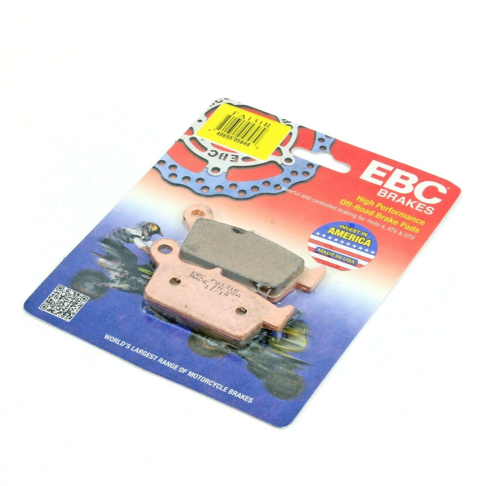 EBC Semi-Sintered R Brake Pads for 2003-2007 Honda CR85R-Rear