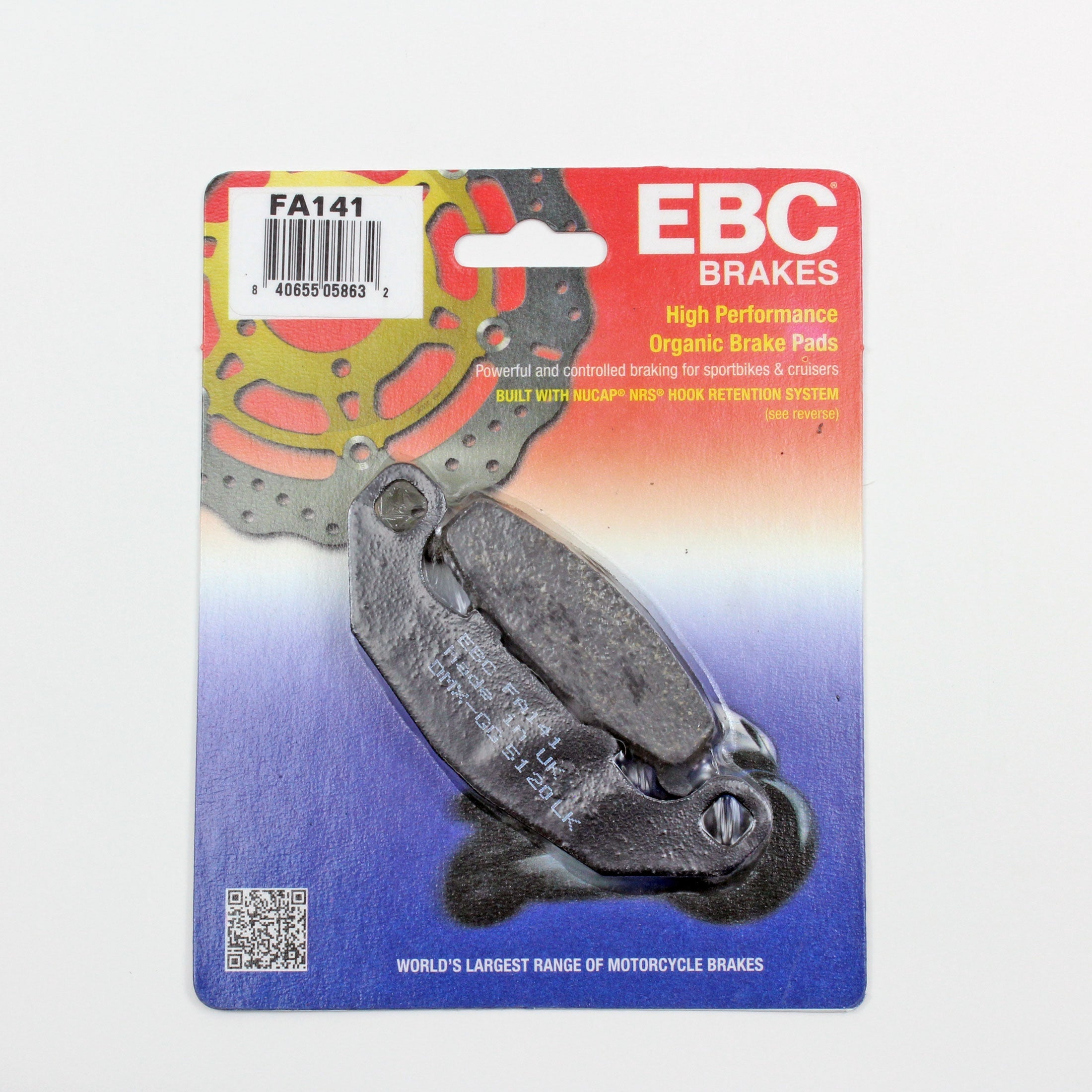 EBC Brake Pad Set Organic for 1994-2006 Kawasaki Concours 1000:ZG1000A-Front