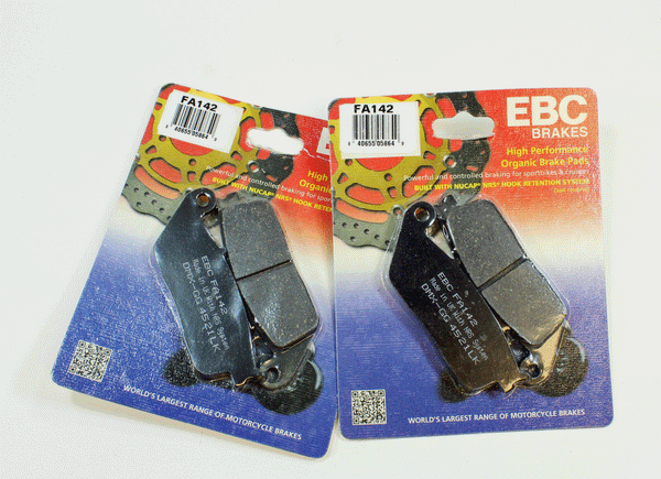 EBC Brake Pad Set Organic for 1991-2002 Honda ST1100-Front