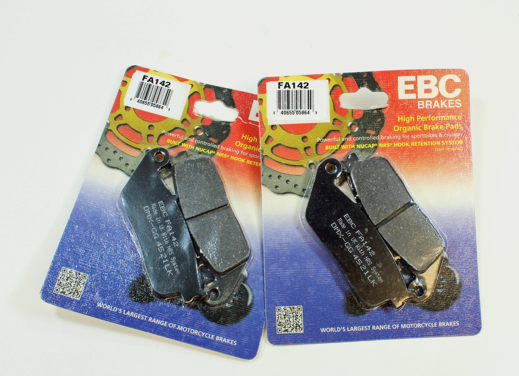 EBC Brake Pad Set Organic for 1997-2003 Honda Valkyrie 1500:GL1500C-Front