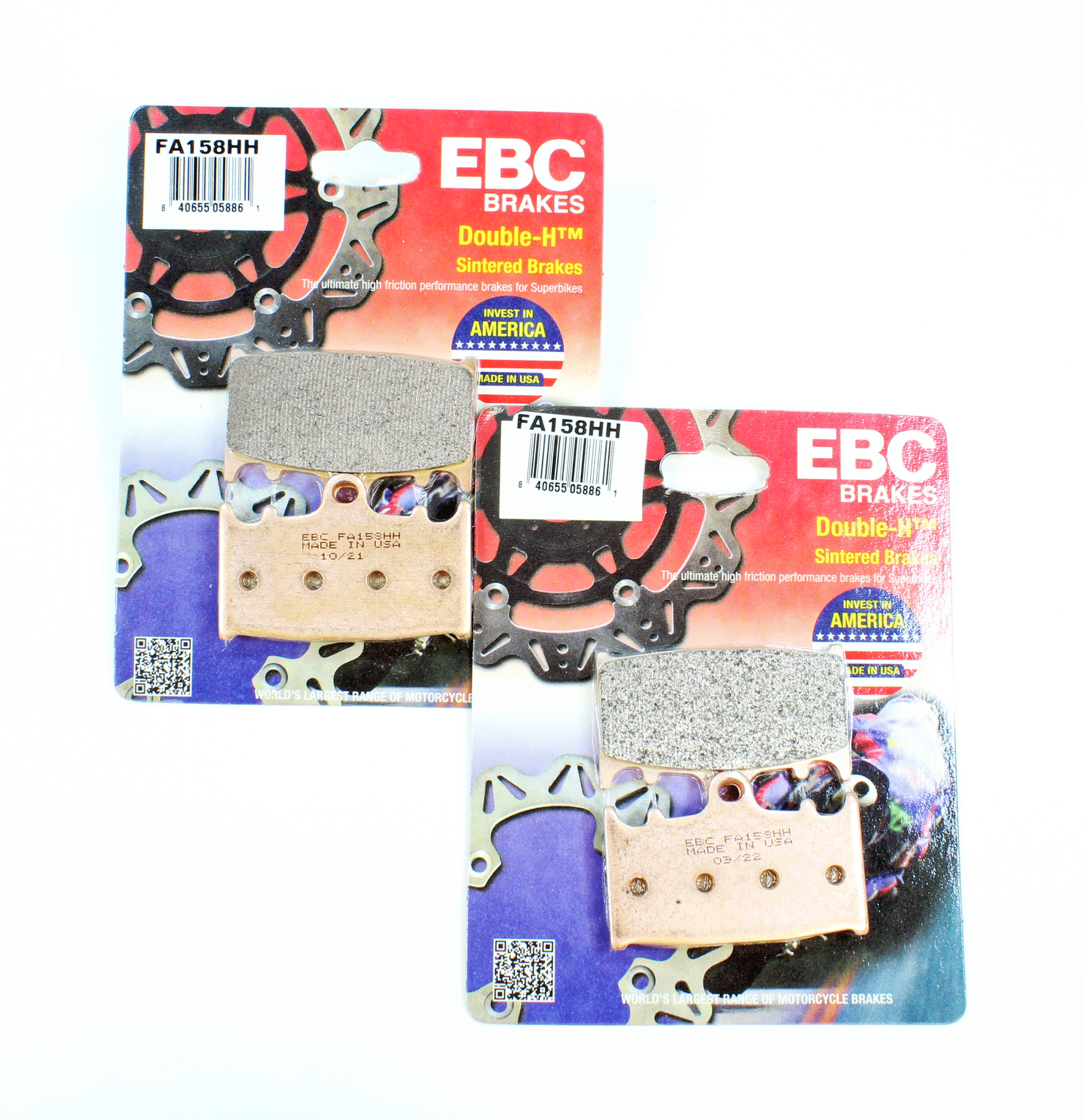 EBC Brake Pad Set Sintered for 1989-1990 Kawasaki Ninja ZX7:ZX750H-Front