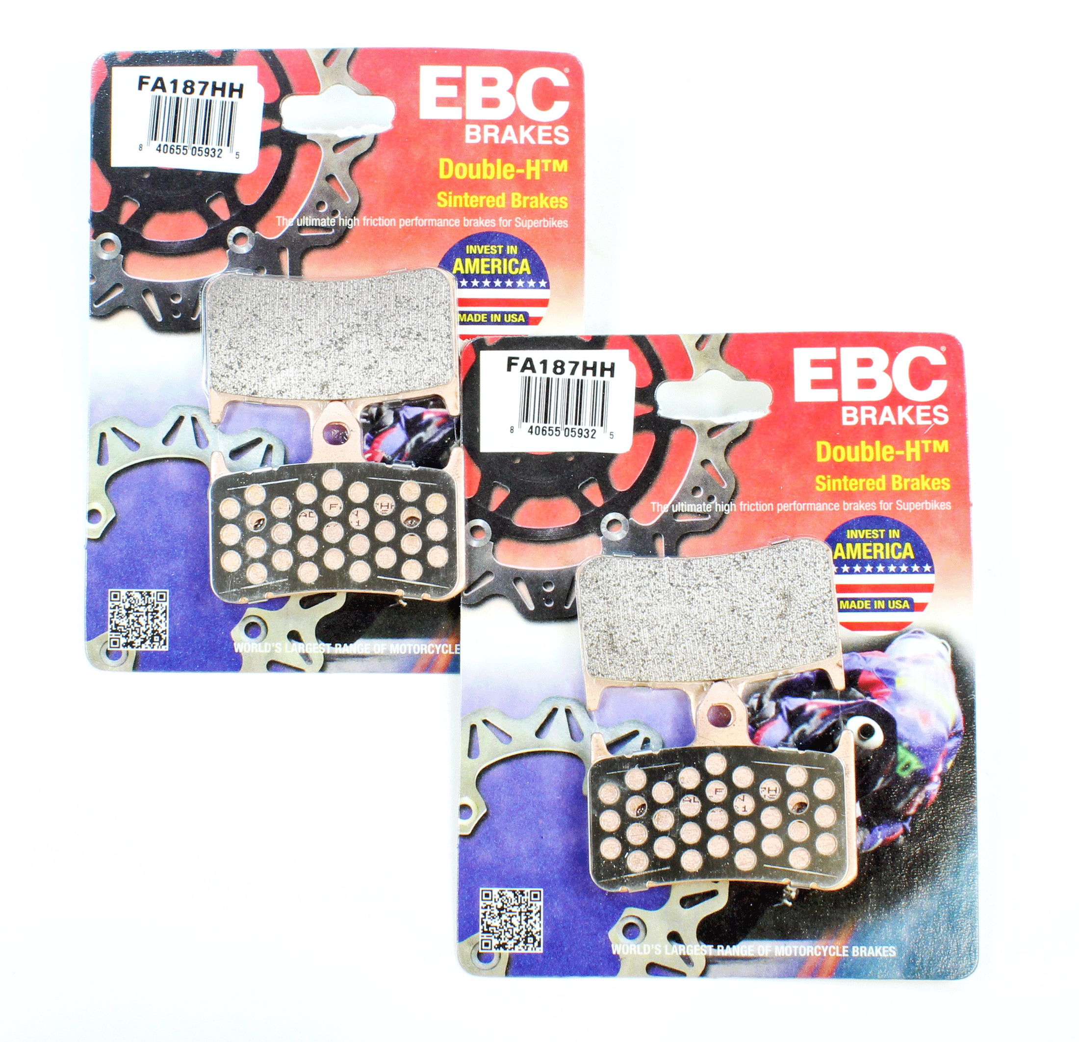 EBC Brake Pad Set Sintered for 1990 Honda VFR750R:RC30-Front