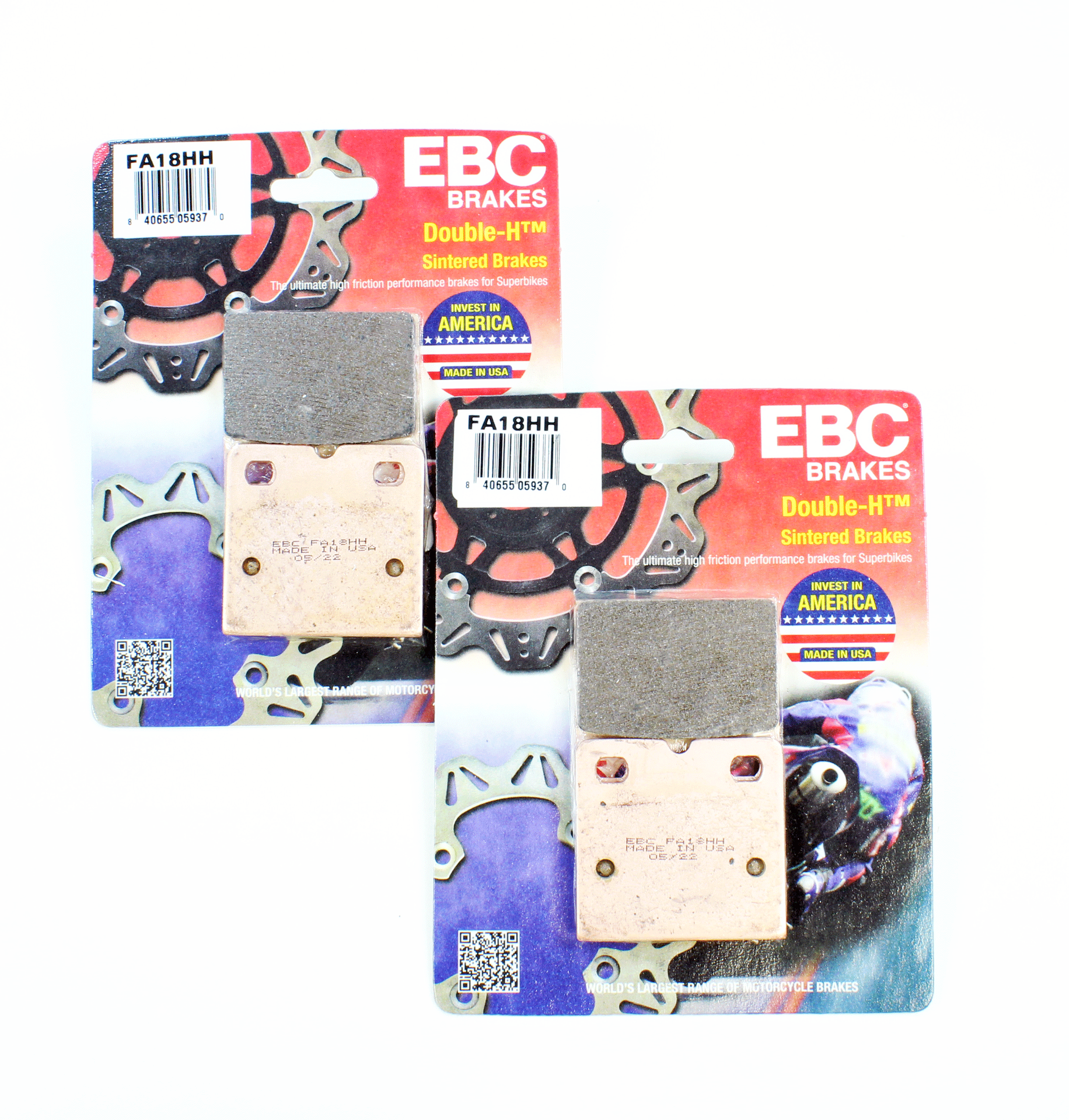 EBC Brake Pad Set Sintered for 2005-2008 TM SMX450F-Front