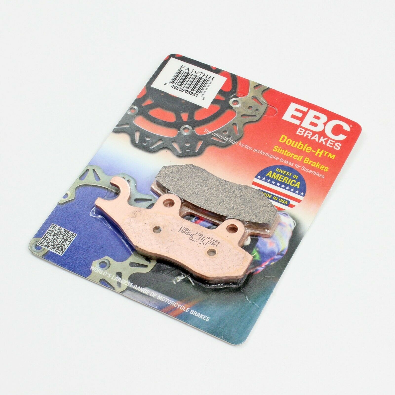 EBC FA197HH Rated Sintered Rear Brake Pads-1 Pair