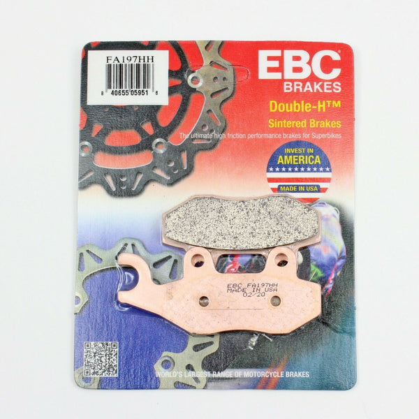 EBC Brake Pads Sintered for 2020-2022 Kawasaki Z400:ER400 ABS-Front/Re ...