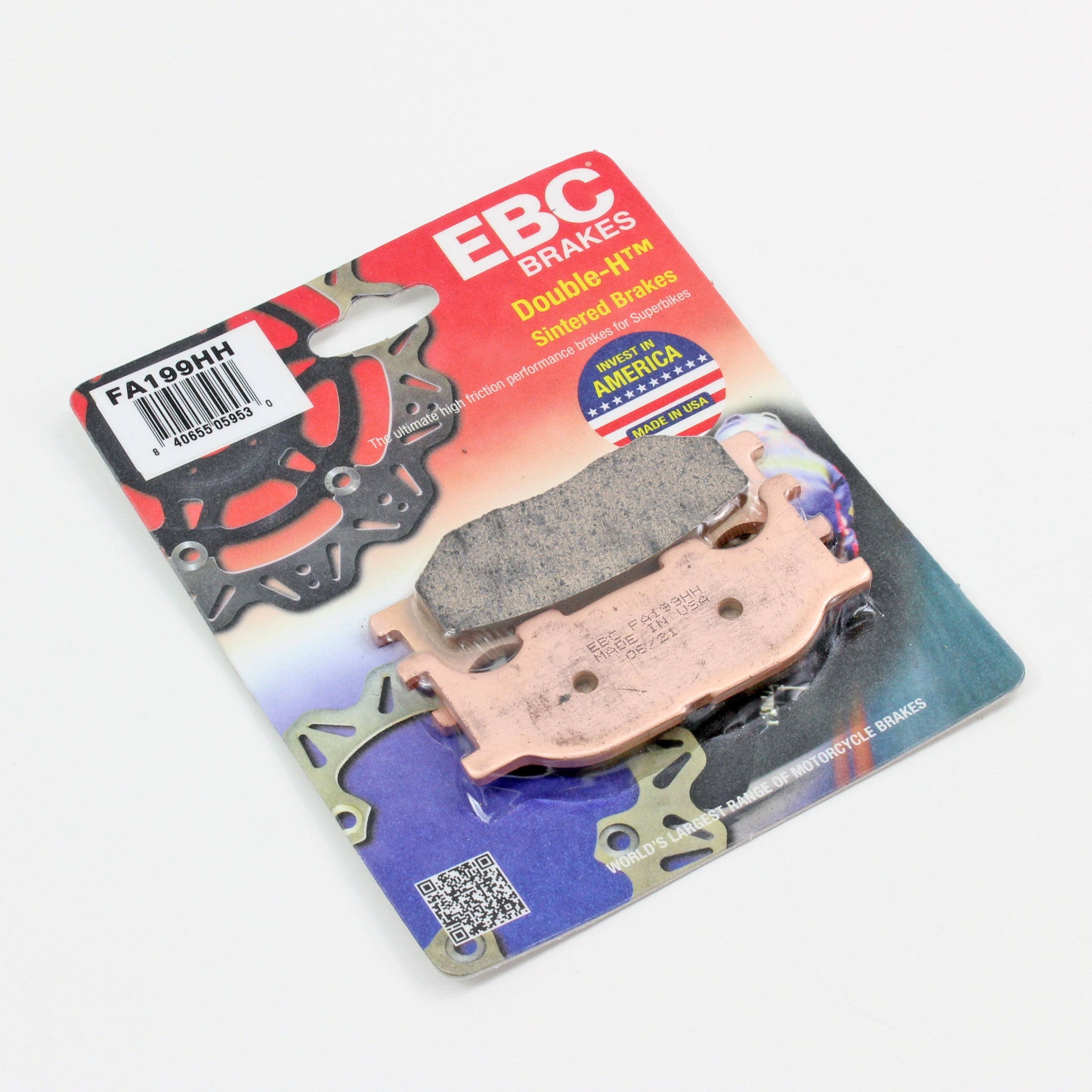 EBC Brake Pads Sintered for 2007-2008 Yamaha V Star 1100:XVS1100 Midnight Custom-Front