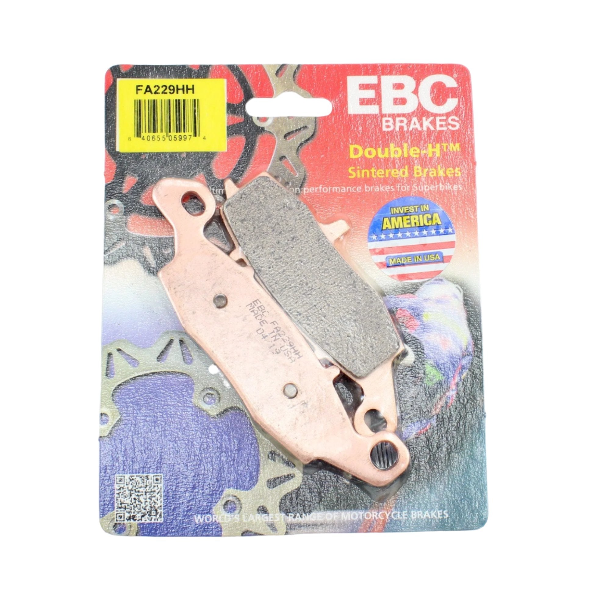 EBC Brake Pads Organic  for 2018-2020 Suzuki SV650:ABS-Front