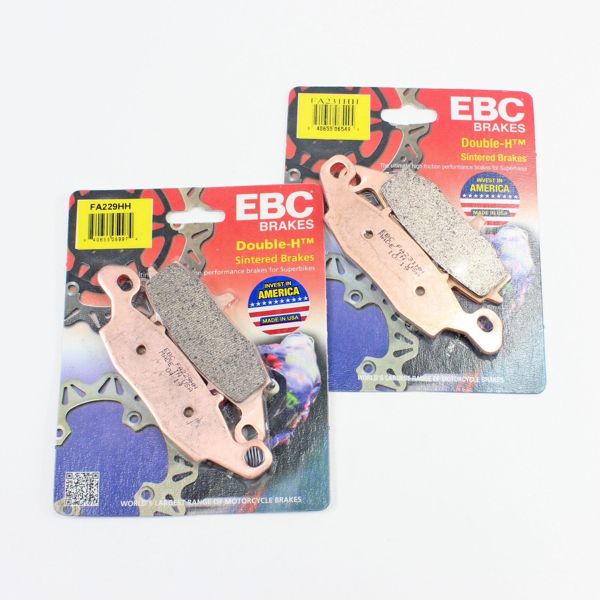 EBC Brake Pads Organic  for 2018-2020 Suzuki SV650:ABS-Front