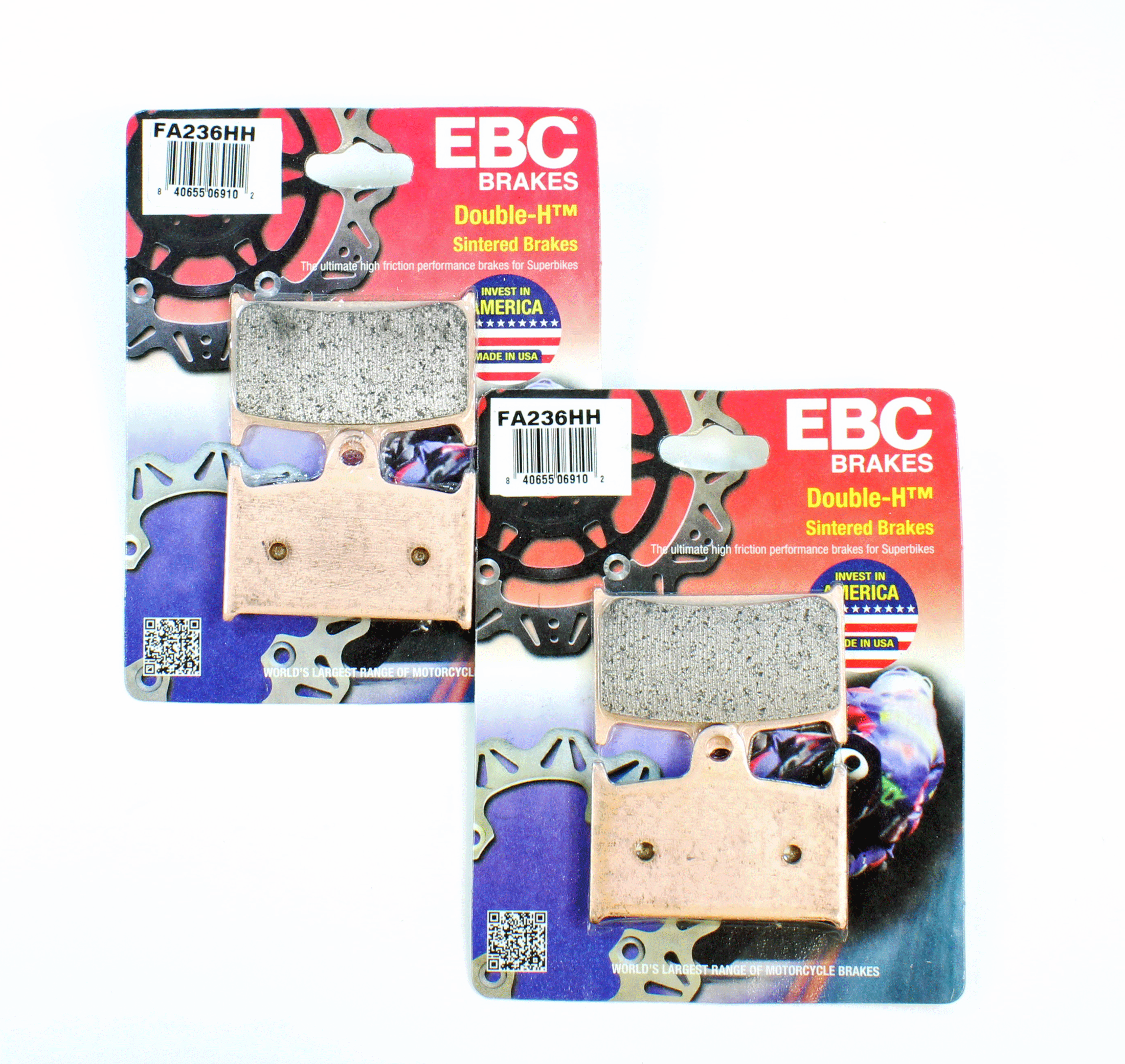 EBC Brake Pad Set Sintered for 1992 Triumph Daytona 1000-Front