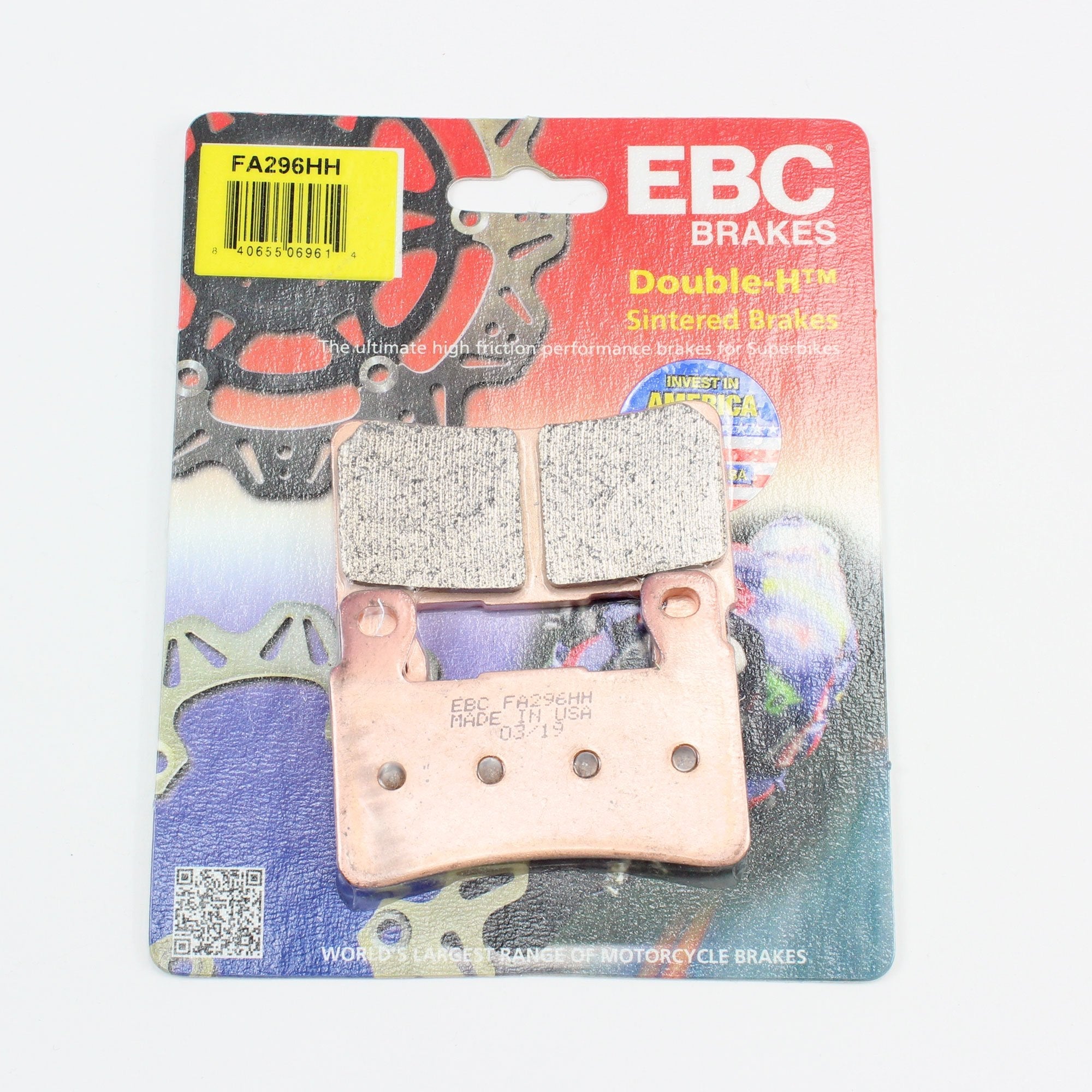 EBC Sintered Brake Pads for 2018-2020 Harley-Davidson Street Bob:FXBB 107-Front