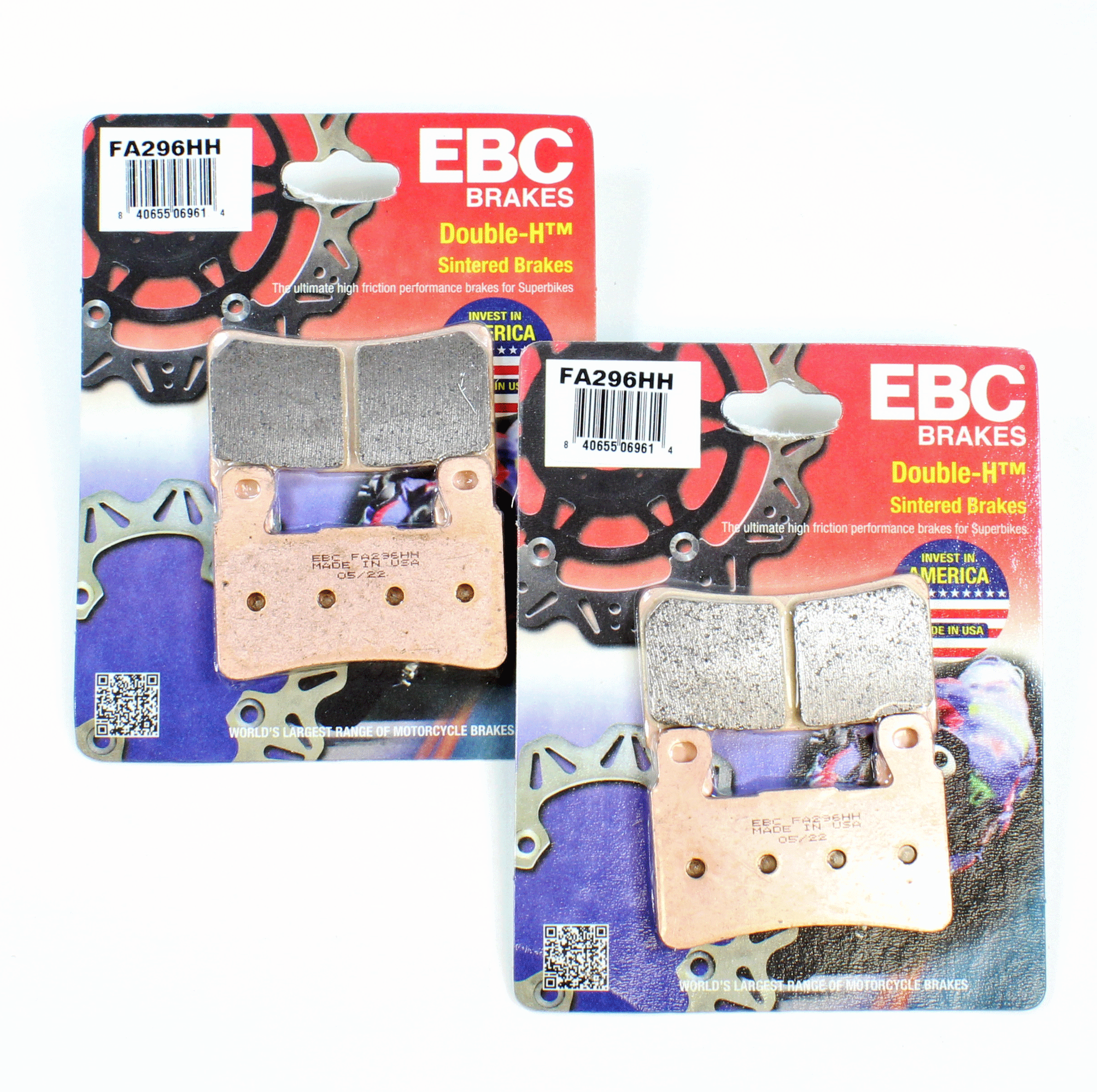 EBC Brake Pad Set Sintered for 2014 Honda Goldwing 1800:GL1800 Audio/Comfort-Front