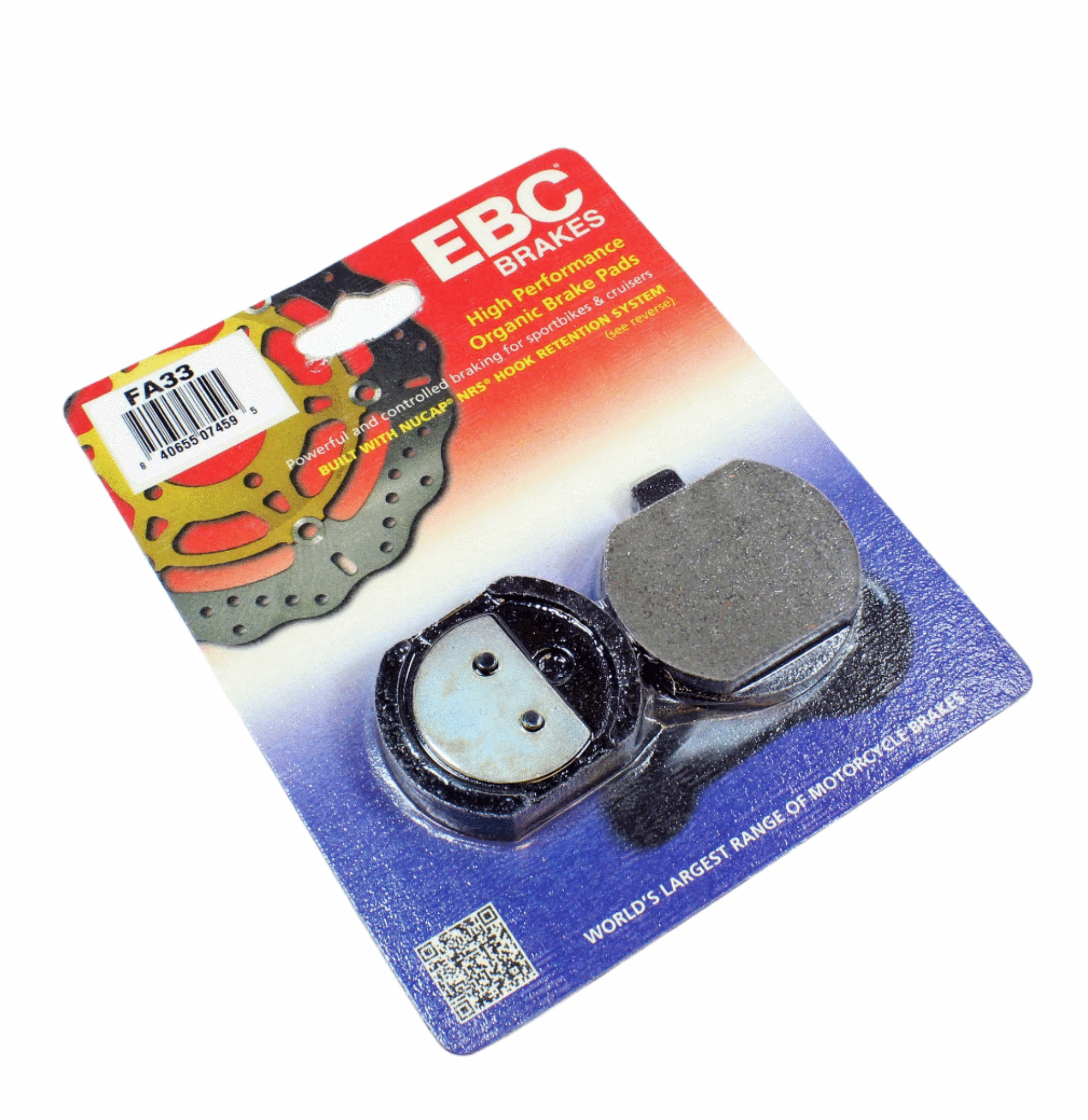 EBC Brake Pads Organic  for 2016-2018 Kawasaki Ninja ZX14R:ZX1400 ABS SE-Rear