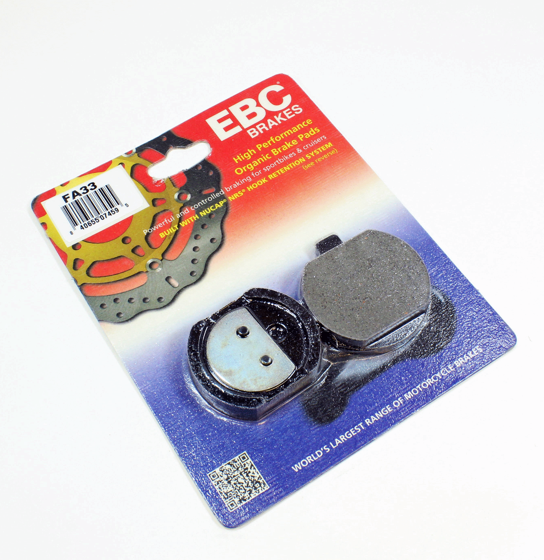 EBC Brake Pads Organic  for 2016-2018 Kawasaki Ninja ZX14R:ZX1400 ABS SE-Rear