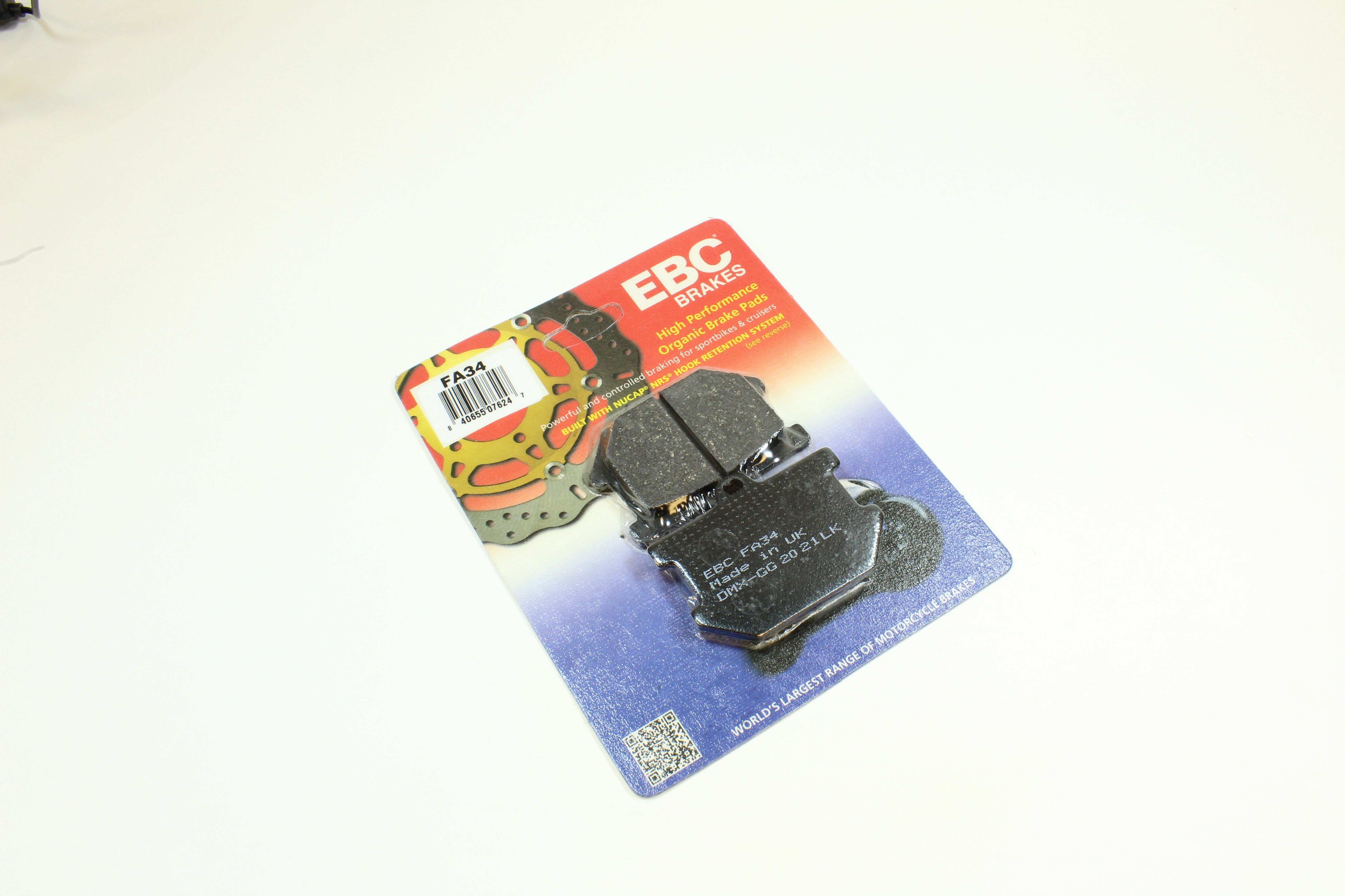 EBC Brake Pads Organic  for 1980-1981 Yamaha XS850L:Midnight Special-Front/Rear